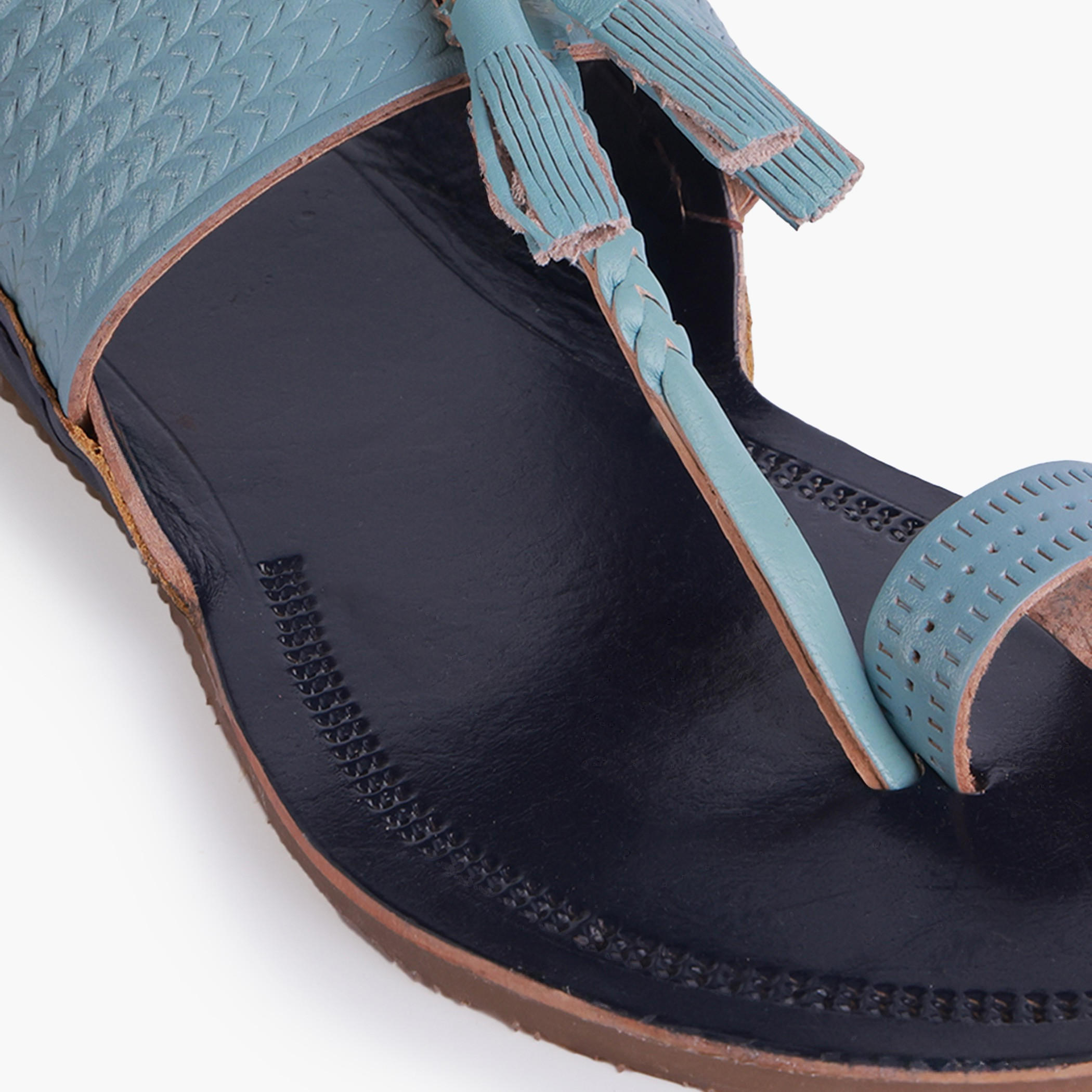 Celeste Women Tassel Detail Leather Sandals-women-shoes-sandals-flats-image-4