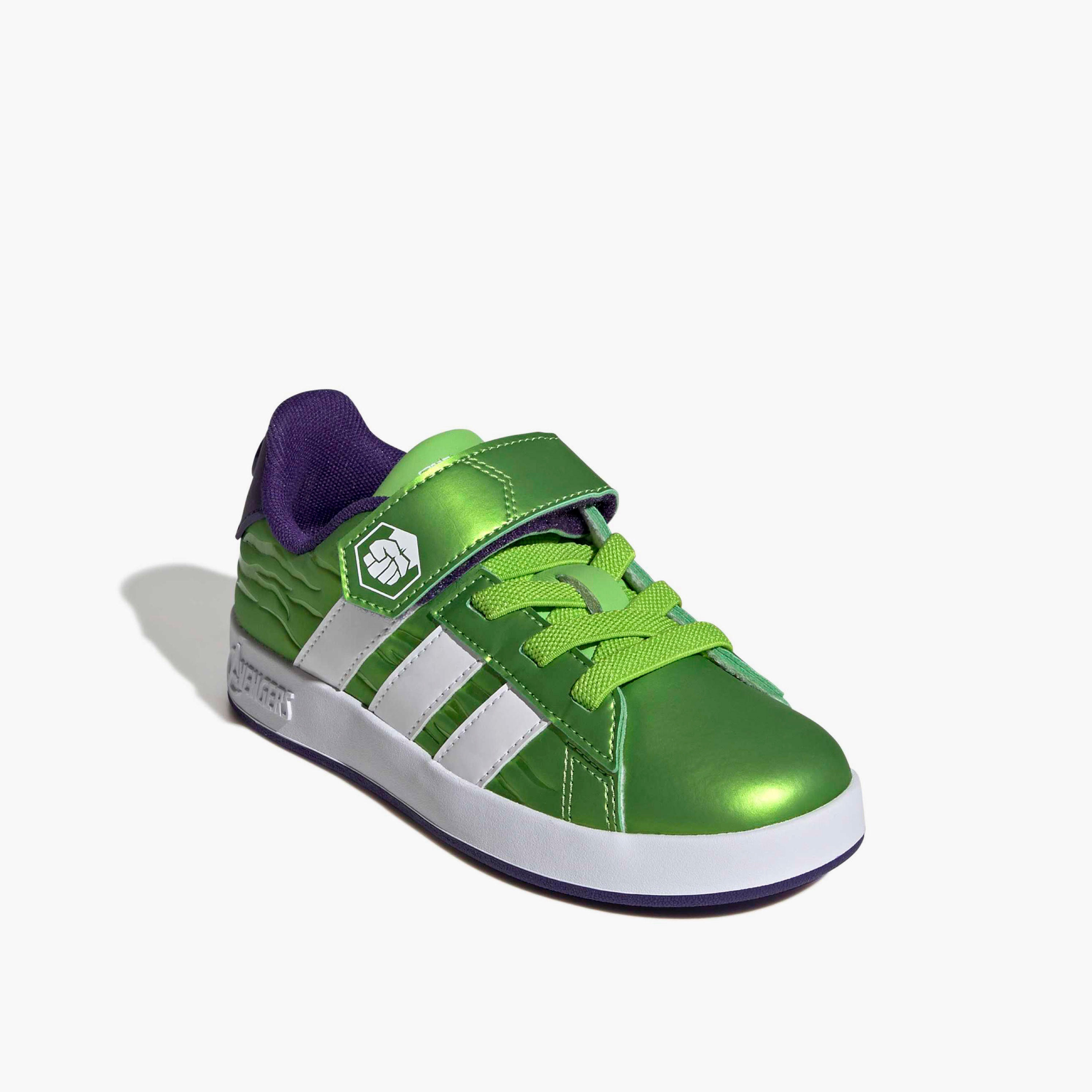 Adidas Boys GRAND COURT HULK EL Hook & Loop Sneakers-boys-shoes-sneakers-image-1