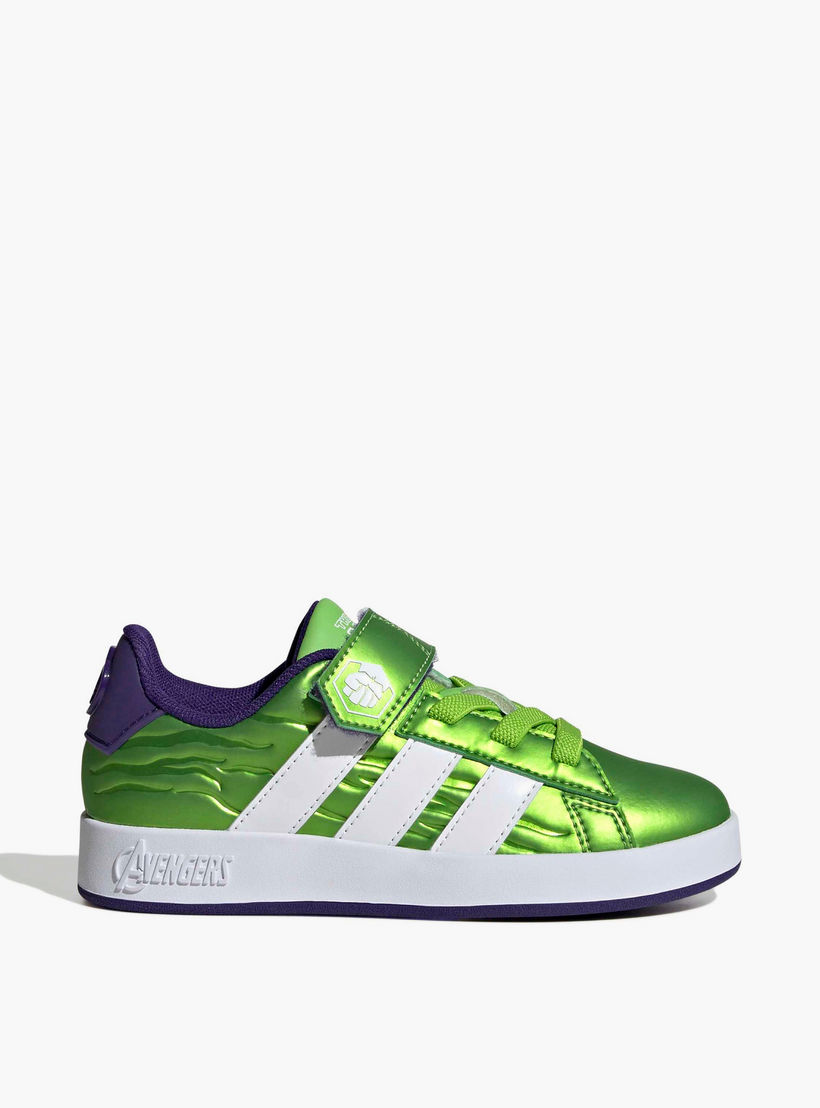 Adidas Boys GRAND COURT HULK EL Hook & Loop Sneakers-boys-shoes-sneakers-image-2