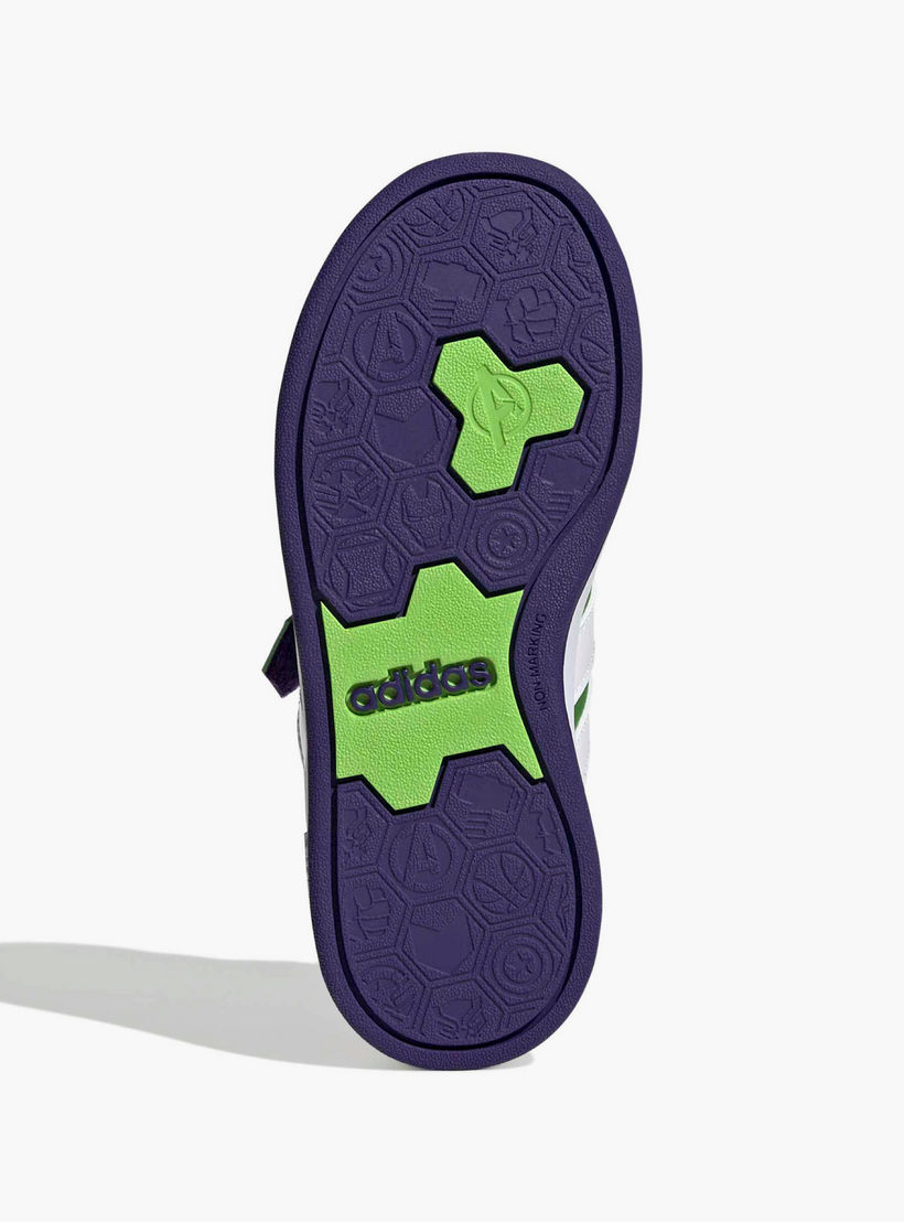 Adidas Boys GRAND COURT HULK EL Hook & Loop Sneakers-boys-shoes-sneakers-image-4
