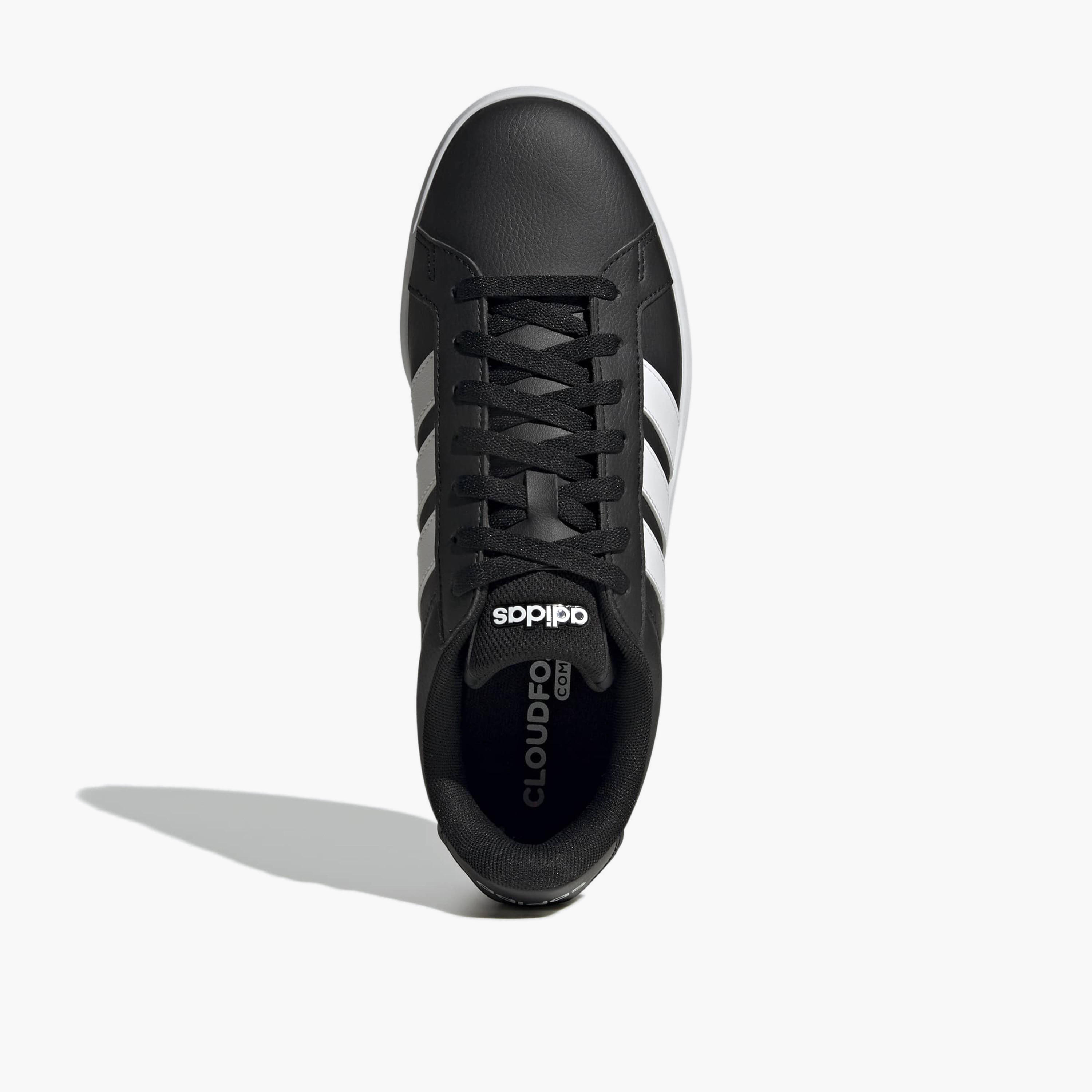 Adidas Men Grand Court Base 3.0 Lace-Up Sneakers-sports-men-shoes-image-4