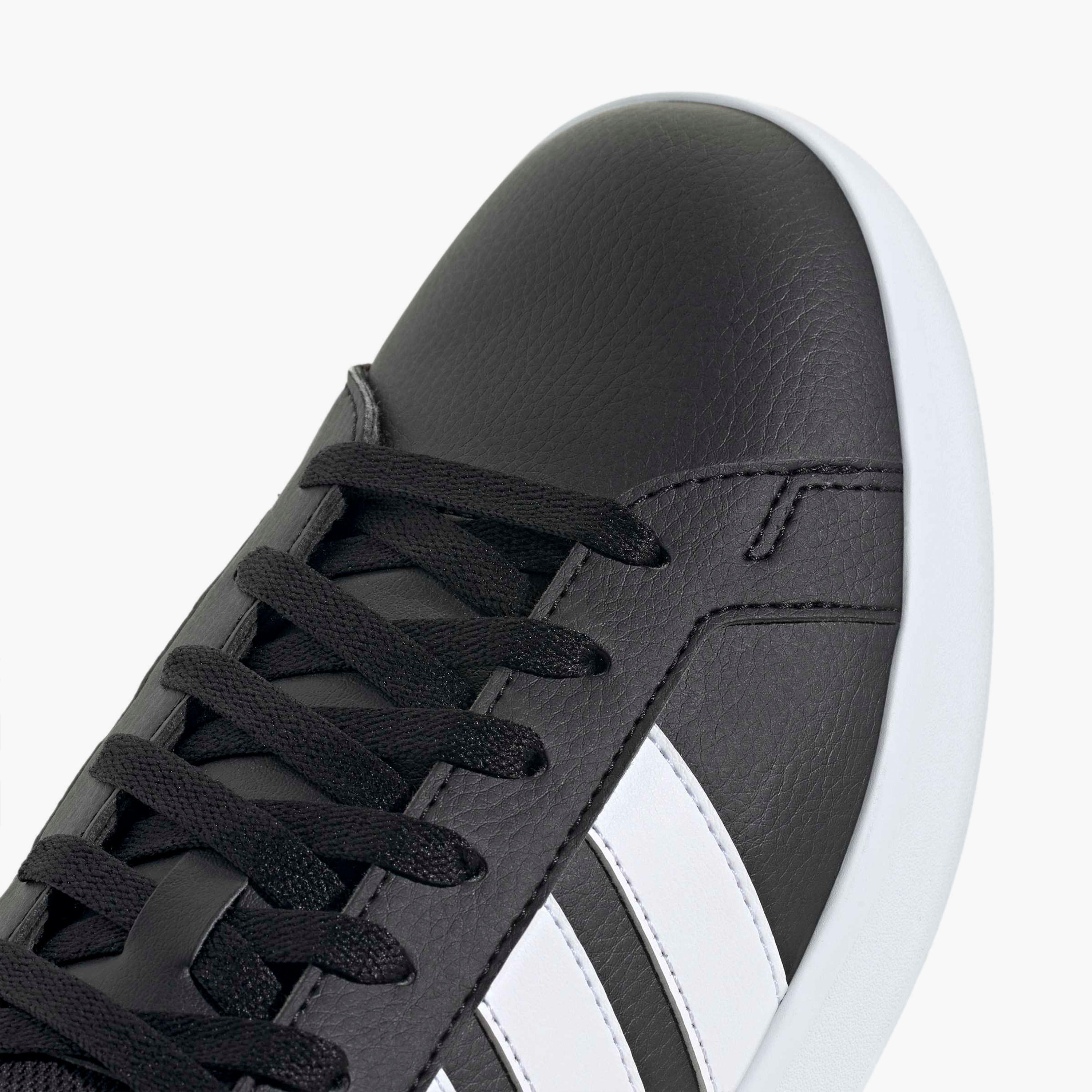 Adidas Men Grand Court Base 3.0 Lace-Up Sneakers-sports-men-shoes-image-8