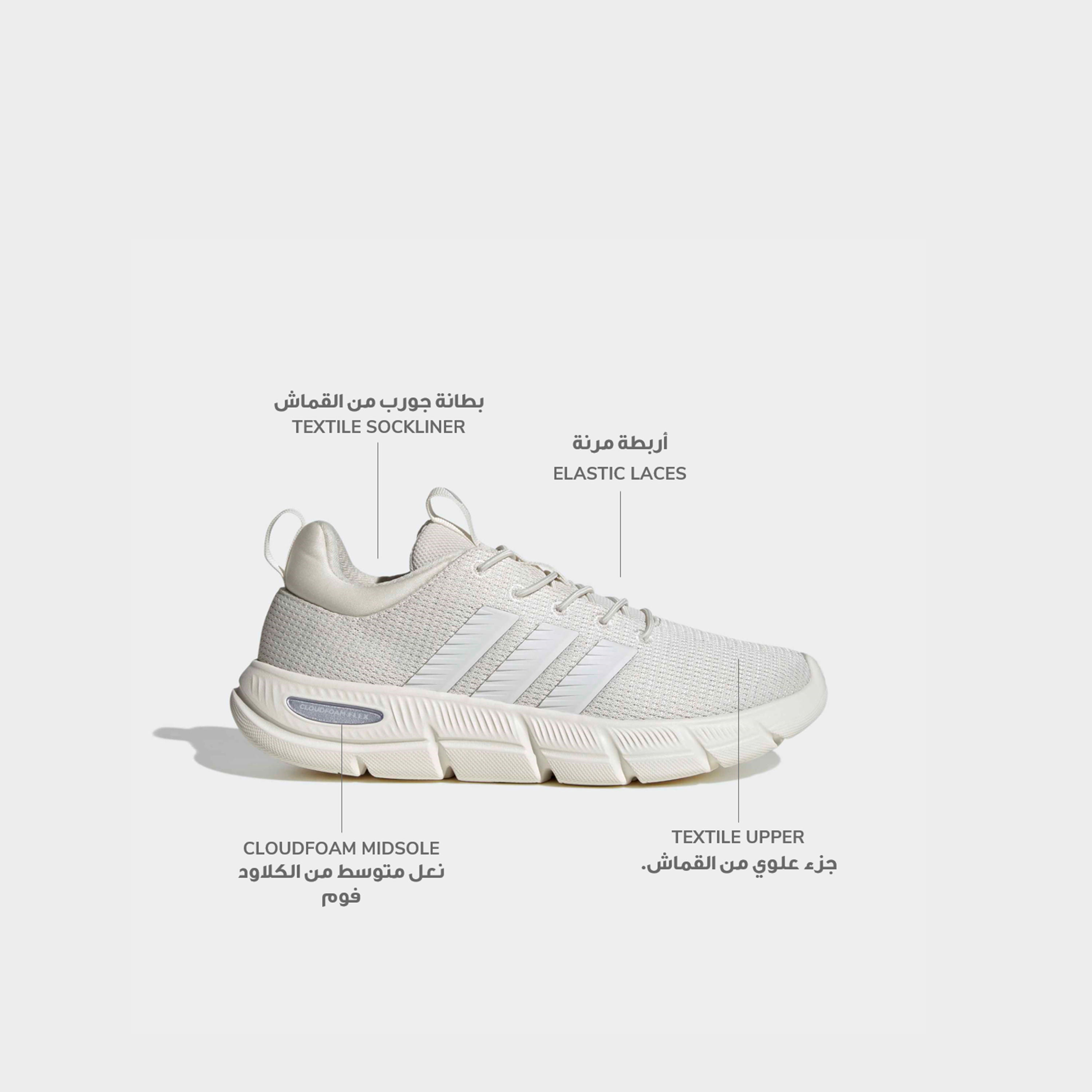 Adidas Women Cloudfoam Flex Lace-Up Ankle Sneakers-women-shoes-sneakers-image-2