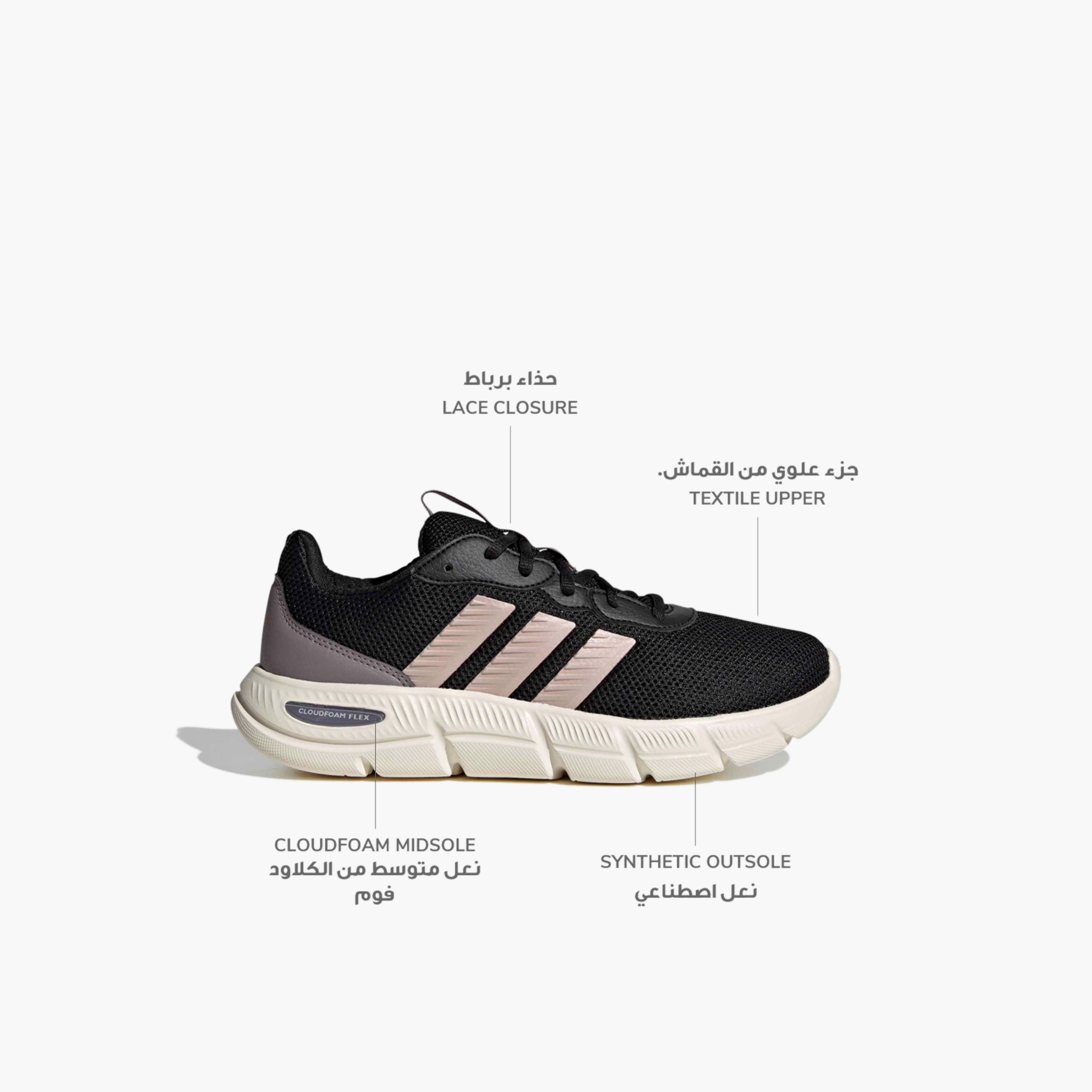 Adidas Women Cloudfoam Flex Lace-Up Ankle Sneakers-women-shoes-sneakers-image-2