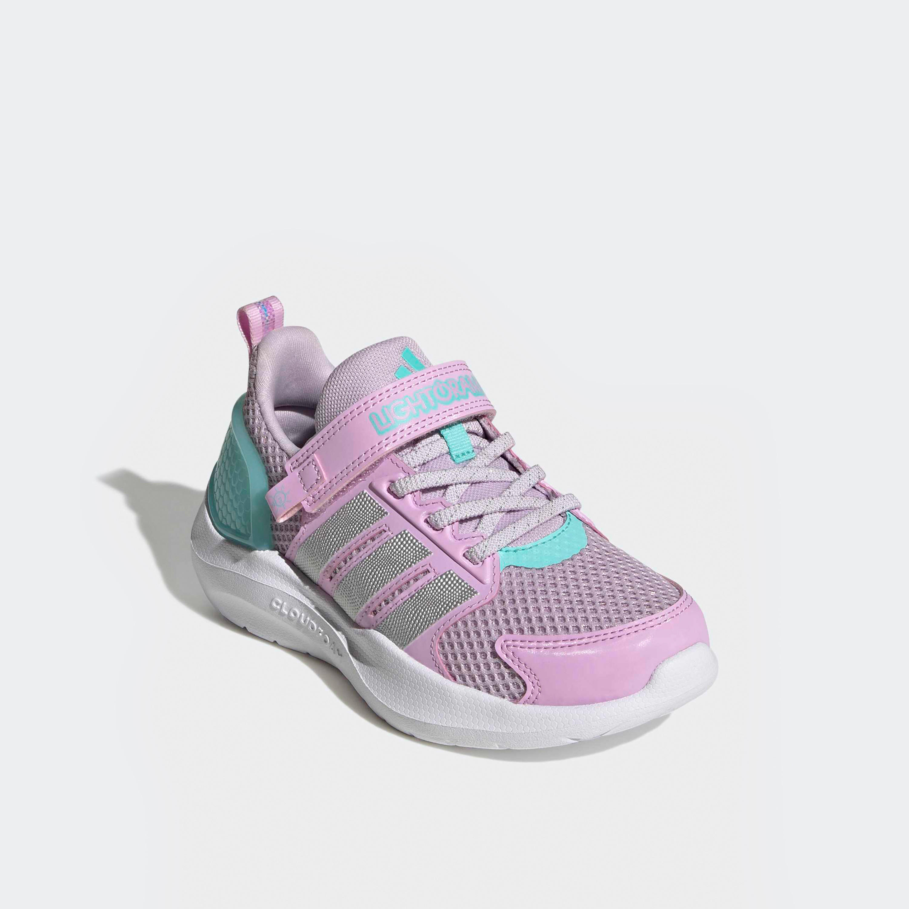 Adidas Girls Lightorama RNR EL Hook & Loop Sneakers-girls-shoes-sports-image-1
