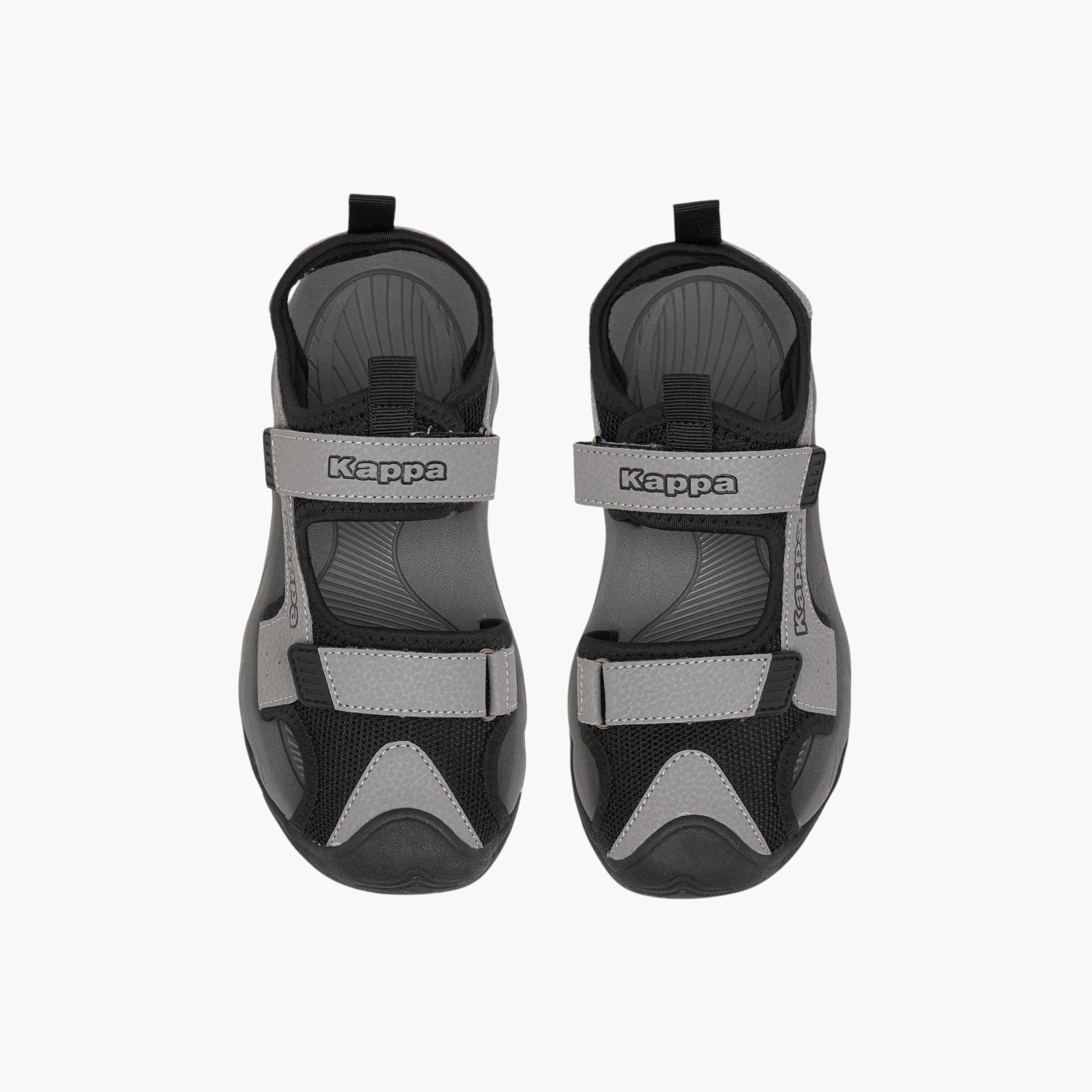Kappa Boys' Textured Floaters with Hook and Loop Closure-boys-shoes-sandals-image-1