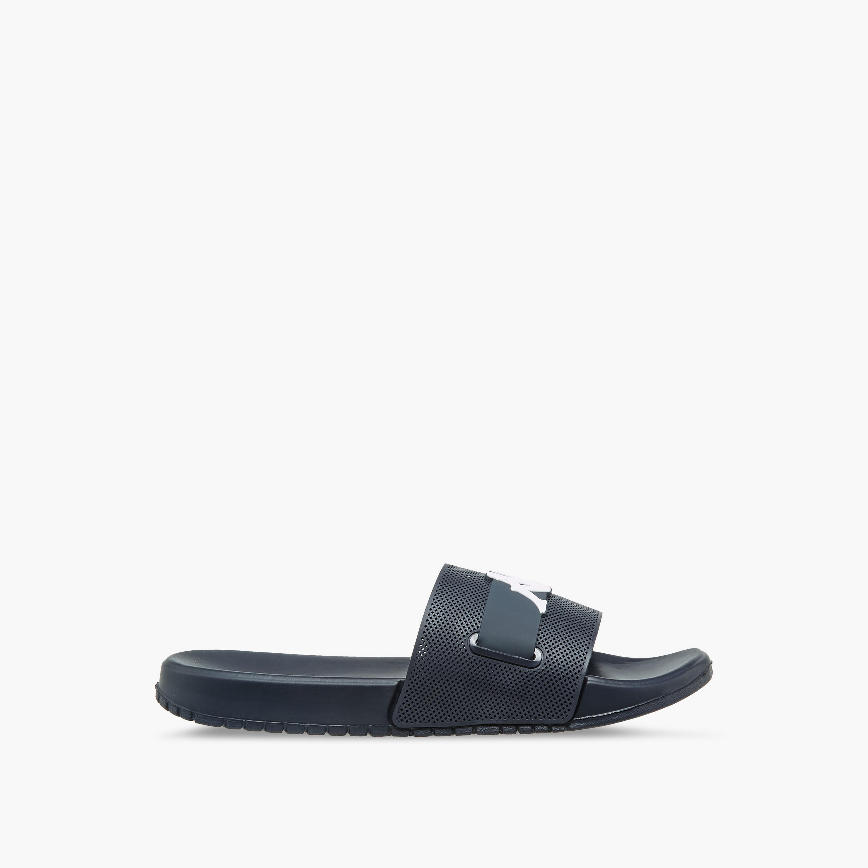 Kappa Men Logo Print Slides-men-shoes-flipflopsandslides-image-2