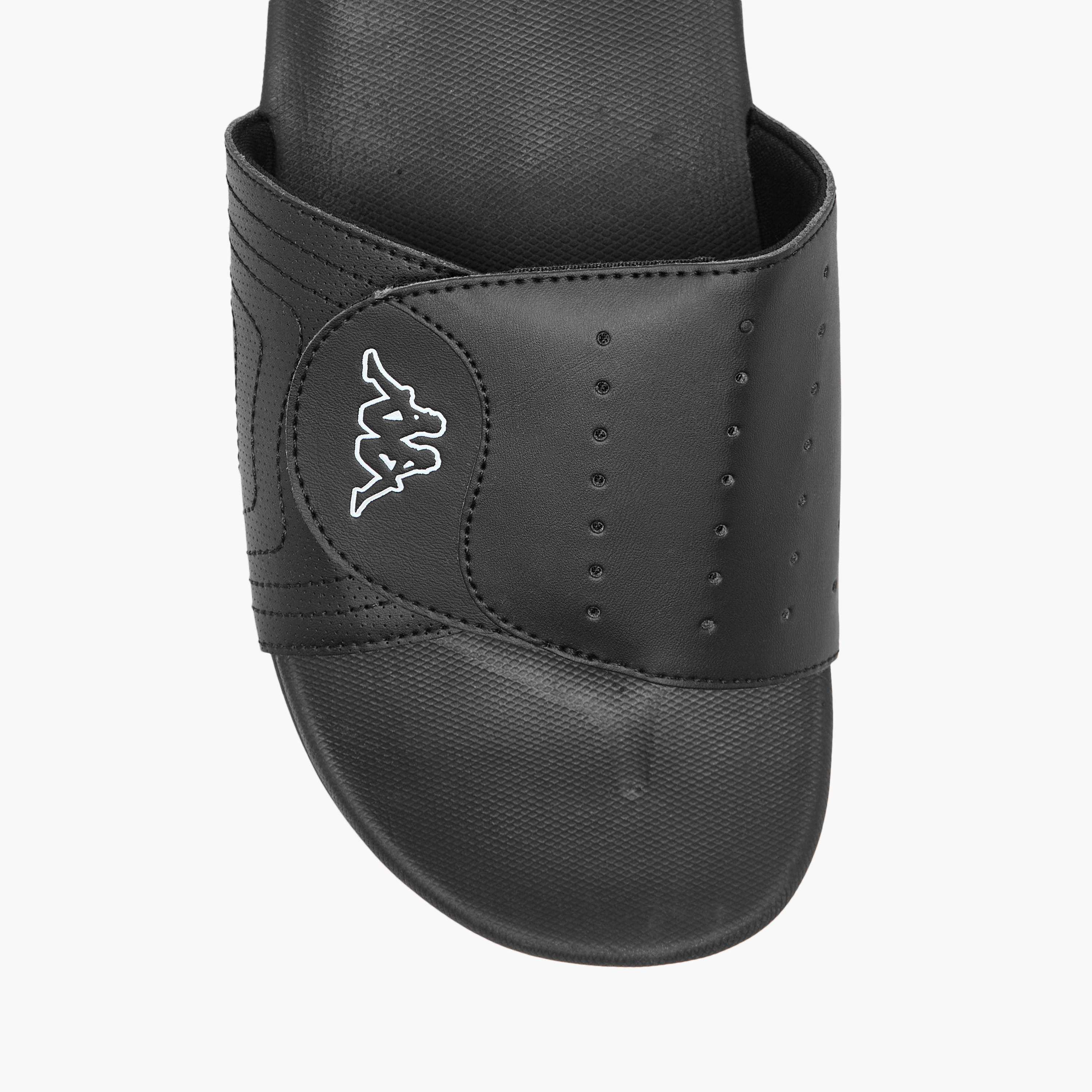 Kappa Men's Logo Print Slip-On Slides-men-shoes-flipflopsandslides-image-3