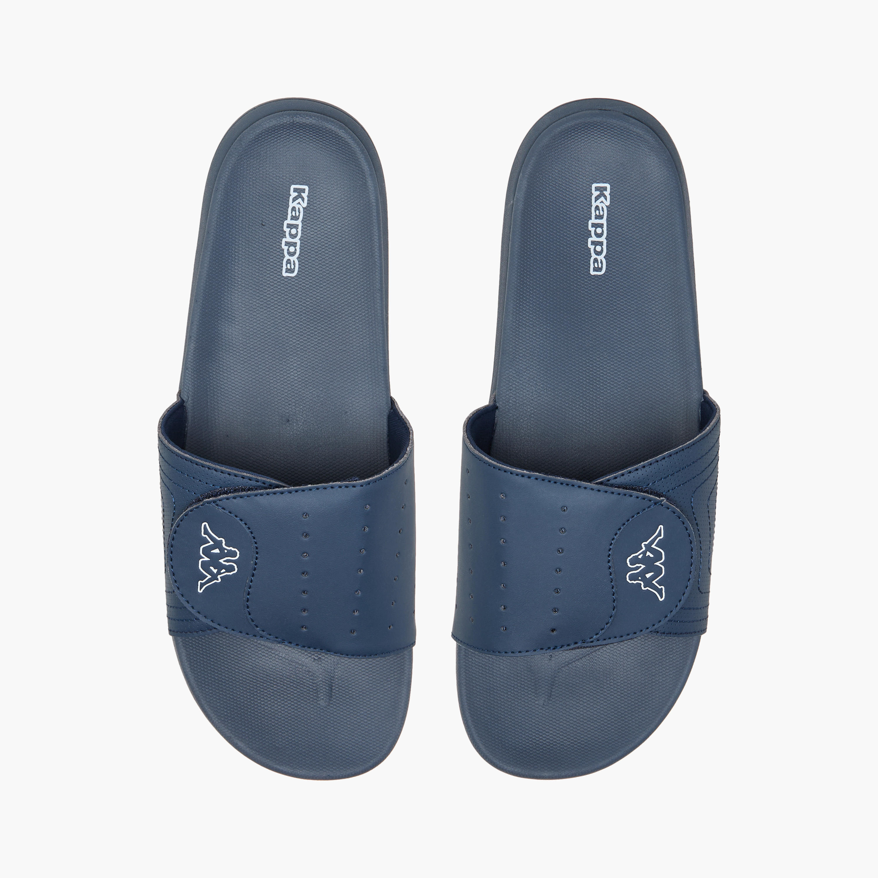 Kappa Men's Logo Print Slip-On Slides-men-shoes-flipflopsandslides-image-1