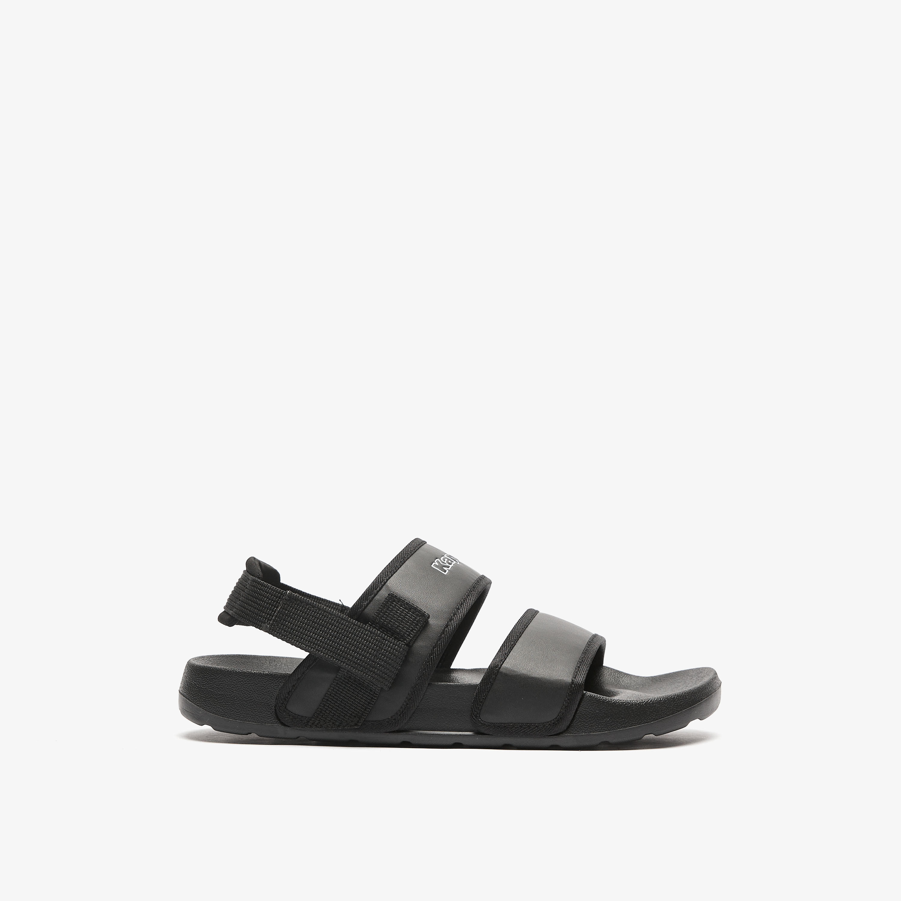 Kappa Women's Logo Print Sandals with Hook and Loop Closure-women-shoes-flats-sandals-image-3