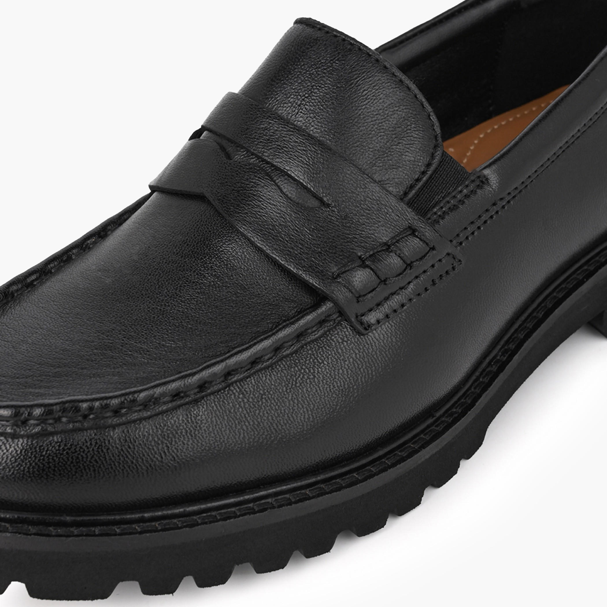 Duchini Women Leather Slip-On Loafers-women-shoes-flats-loafers-image-4