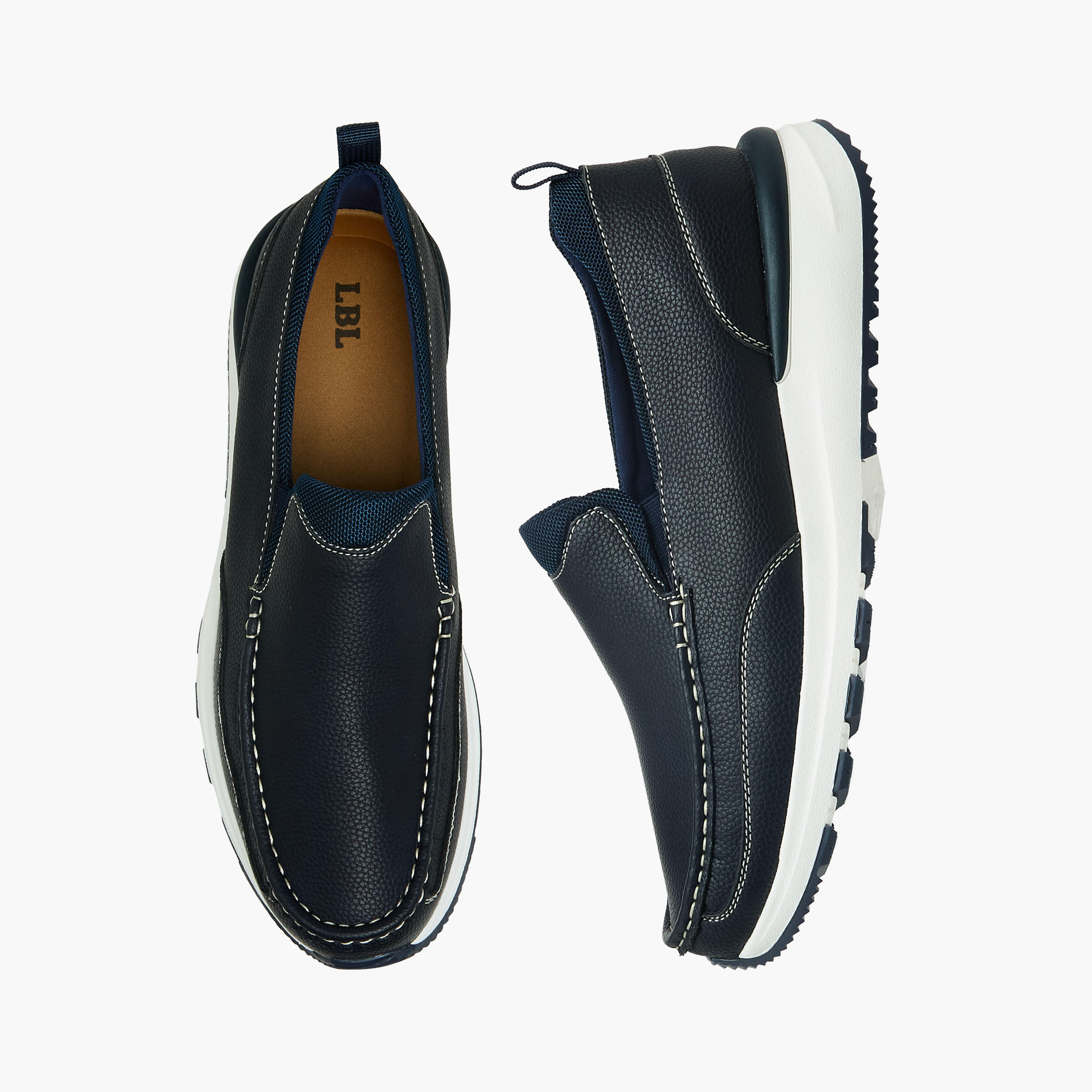 LBL by Shoexpress Men Textured Loafers-men-shoes-loafersandmoccasins-image-1