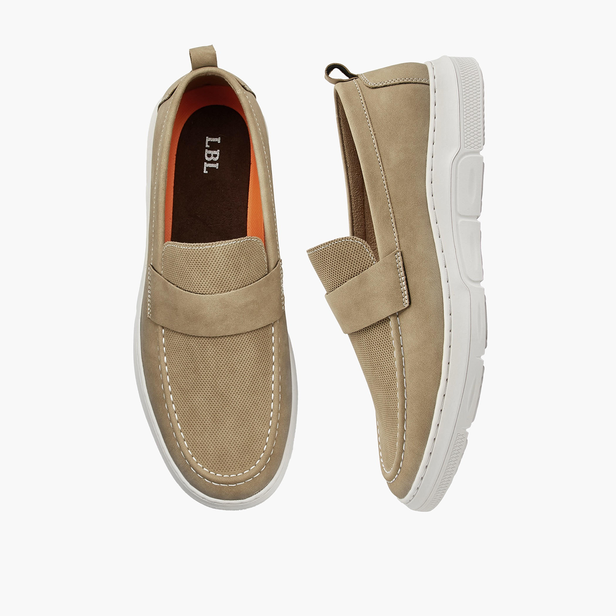 LBL by Shoexpress Solid Slip-On Loafers with Pull Tabs-men-shoes-loafersandmoccasins-image-1