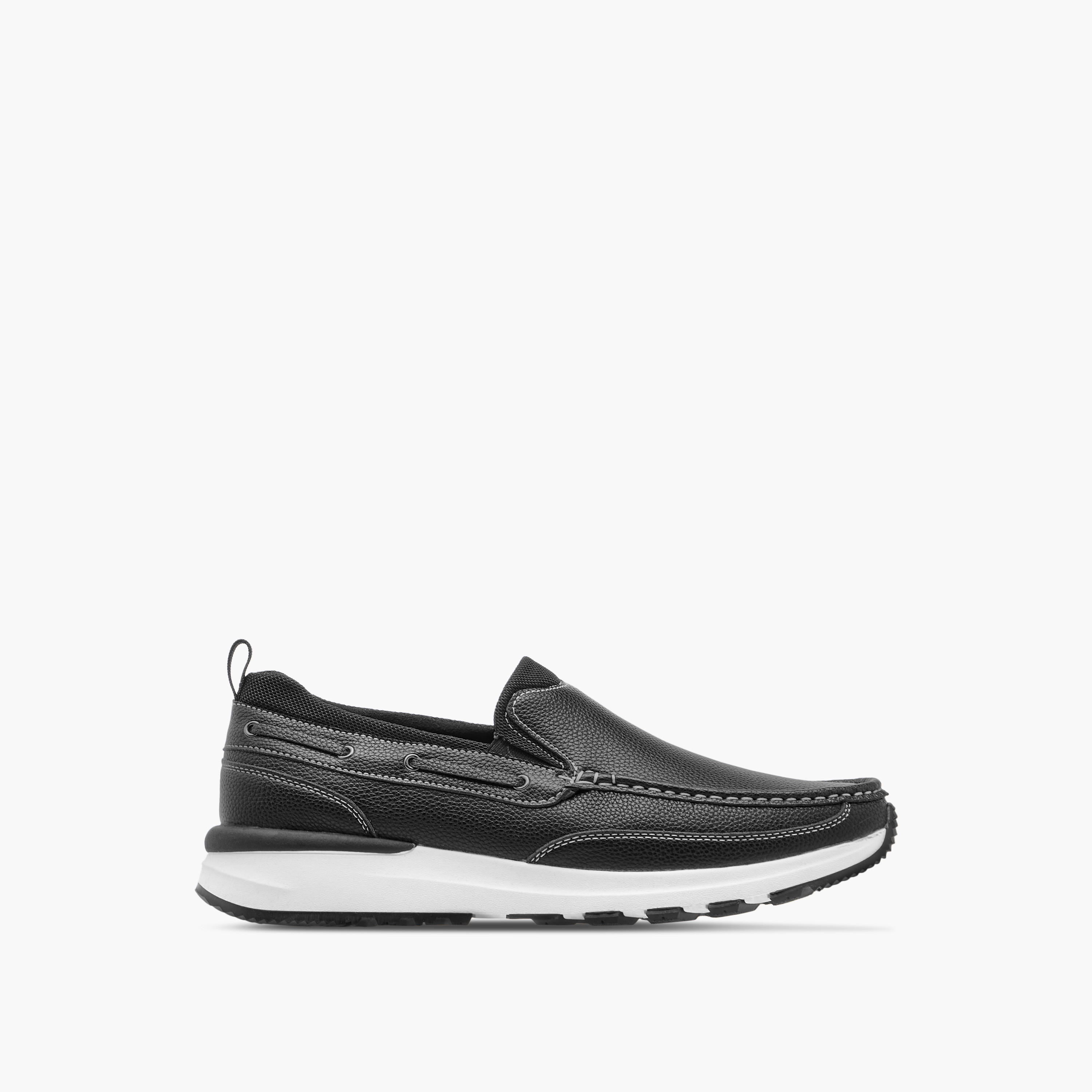 Le Confort Panelled Slip-On Comfort Loafers with Pull Tabs-men-shoes-loafersandmoccasins-image-3