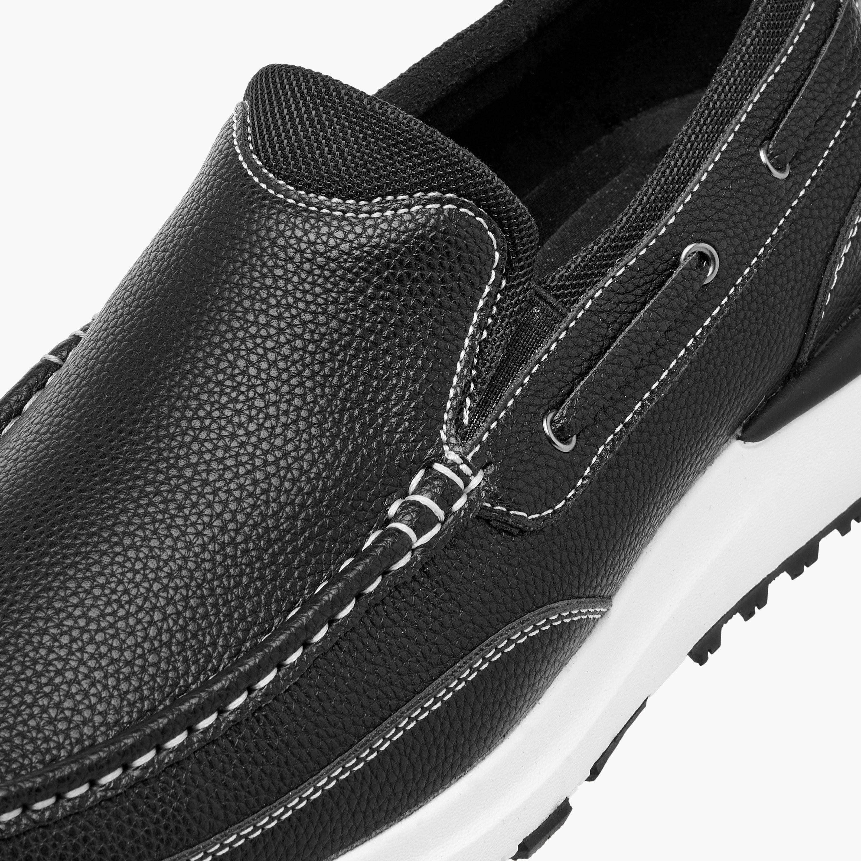 Le Confort Panelled Slip-On Comfort Loafers with Pull Tabs-men-shoes-loafersandmoccasins-image-4