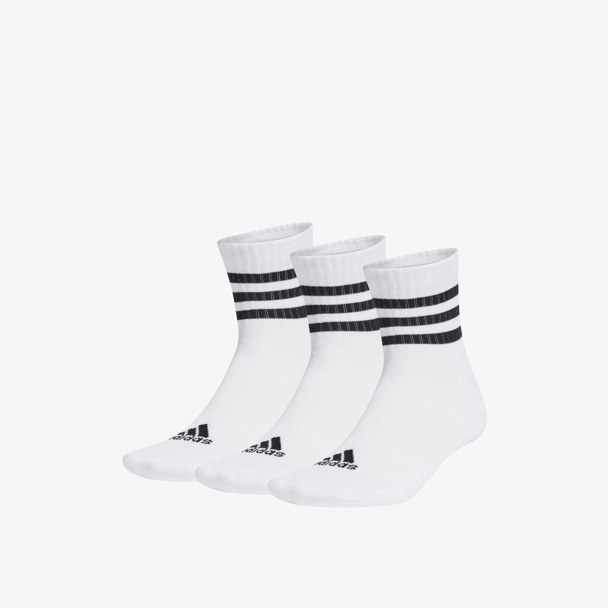 Adidas Logo Detail Crew Length Socks - Set of 3-men-socks-image-1
