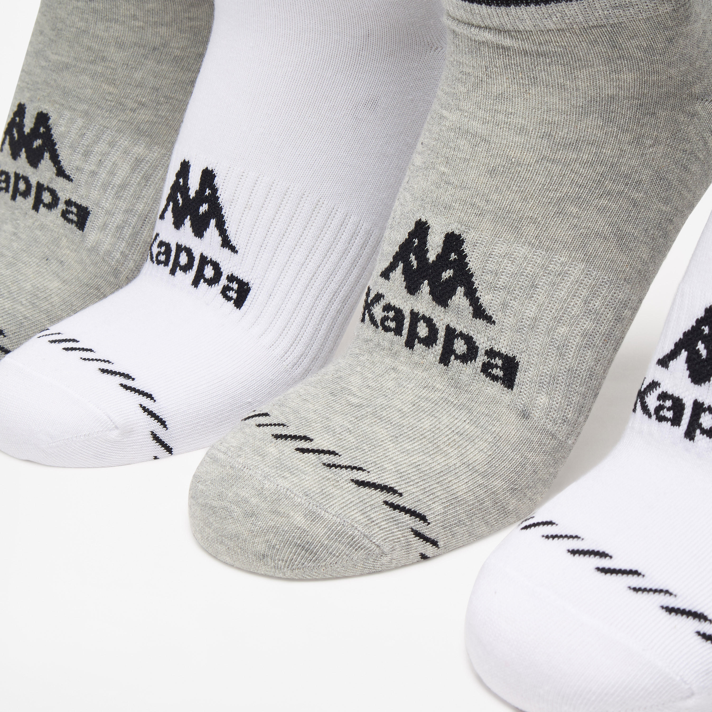 Kappa Logo Detail Ankle Length Sports Socks - Set of 5-men-socks-image-2