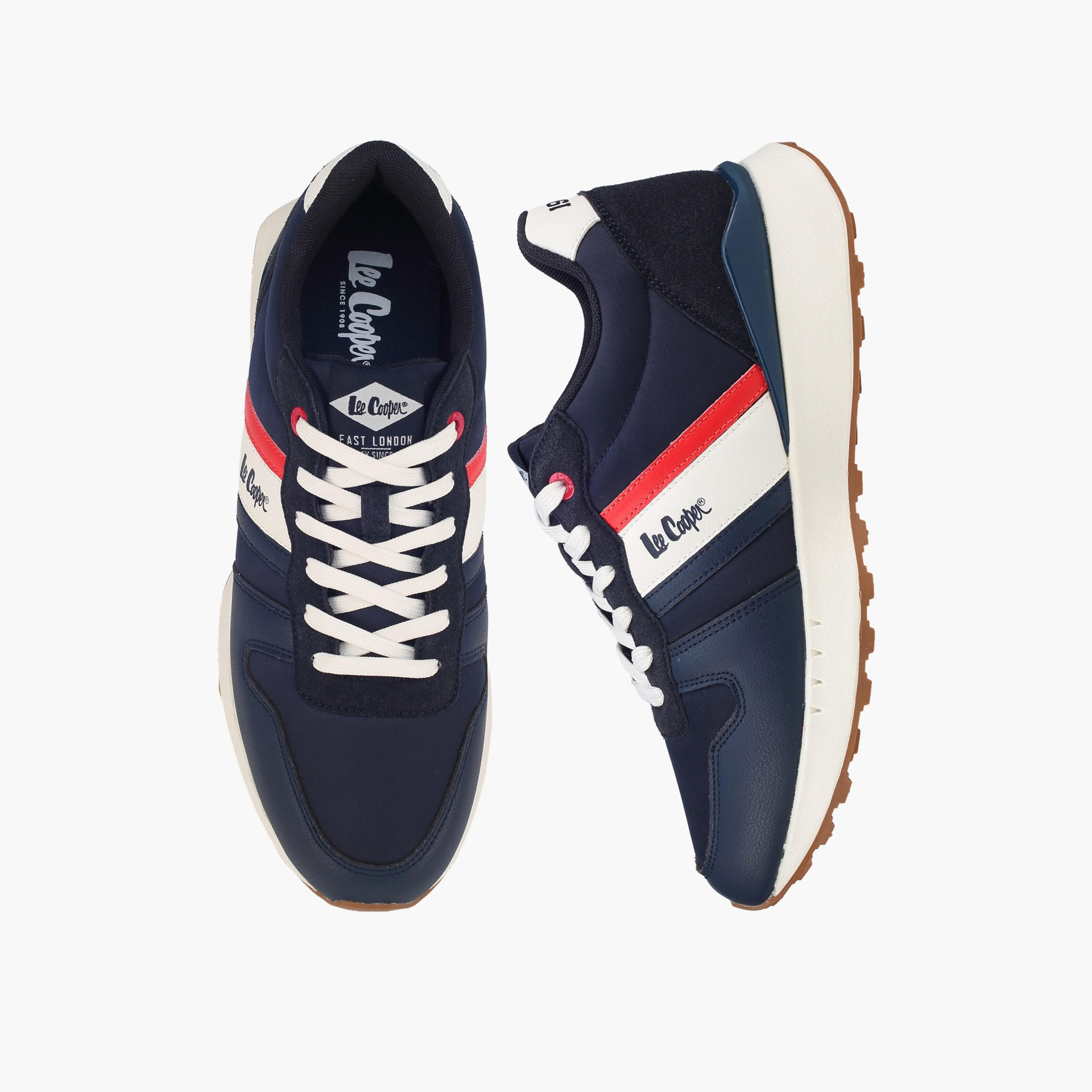 Lee Cooper Men Lace-Up Ankle Sneakers-men-shoes-sneakers-image-1
