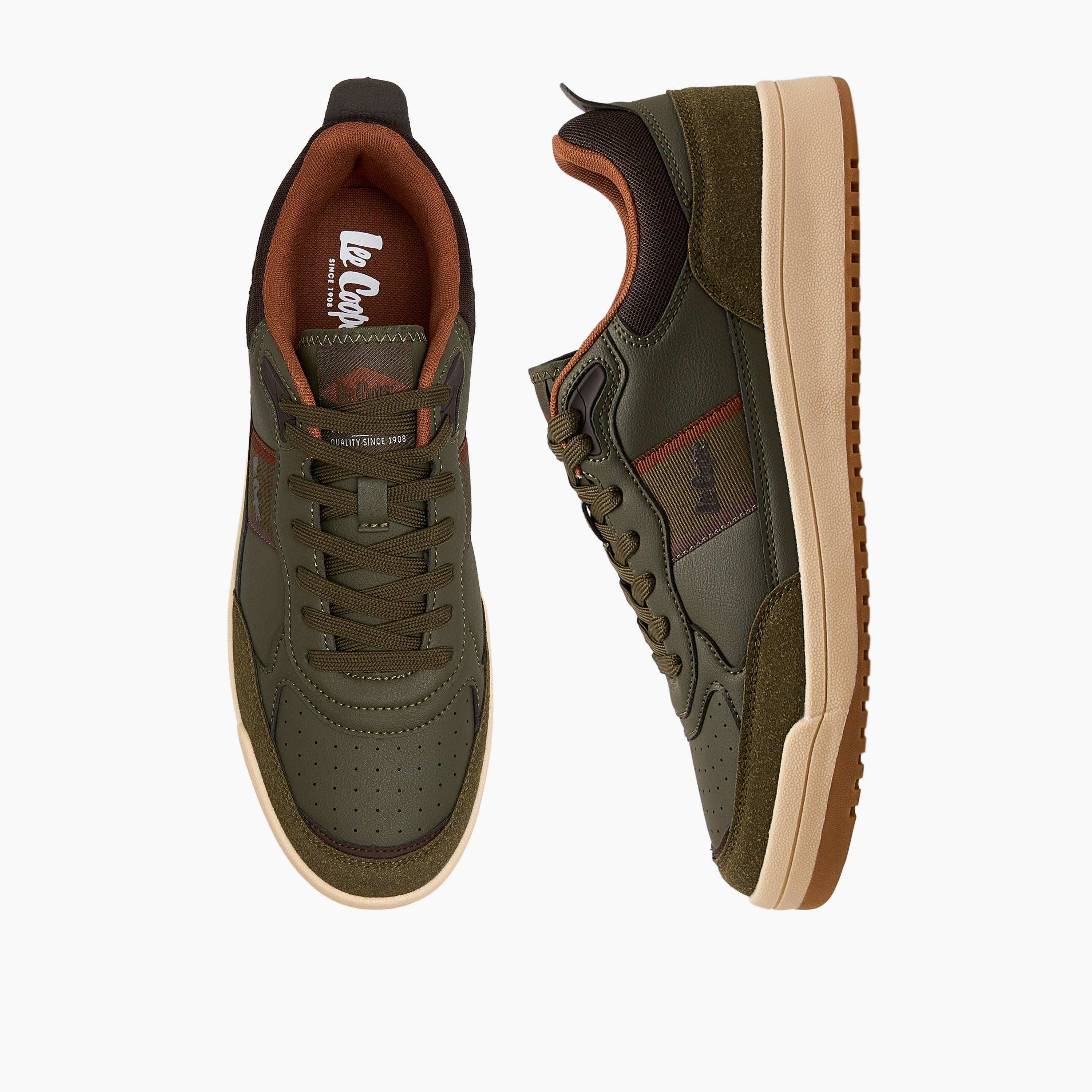 Lee Cooper Men Lace-Up Sneakers-men-shoes-sneakers-image-1