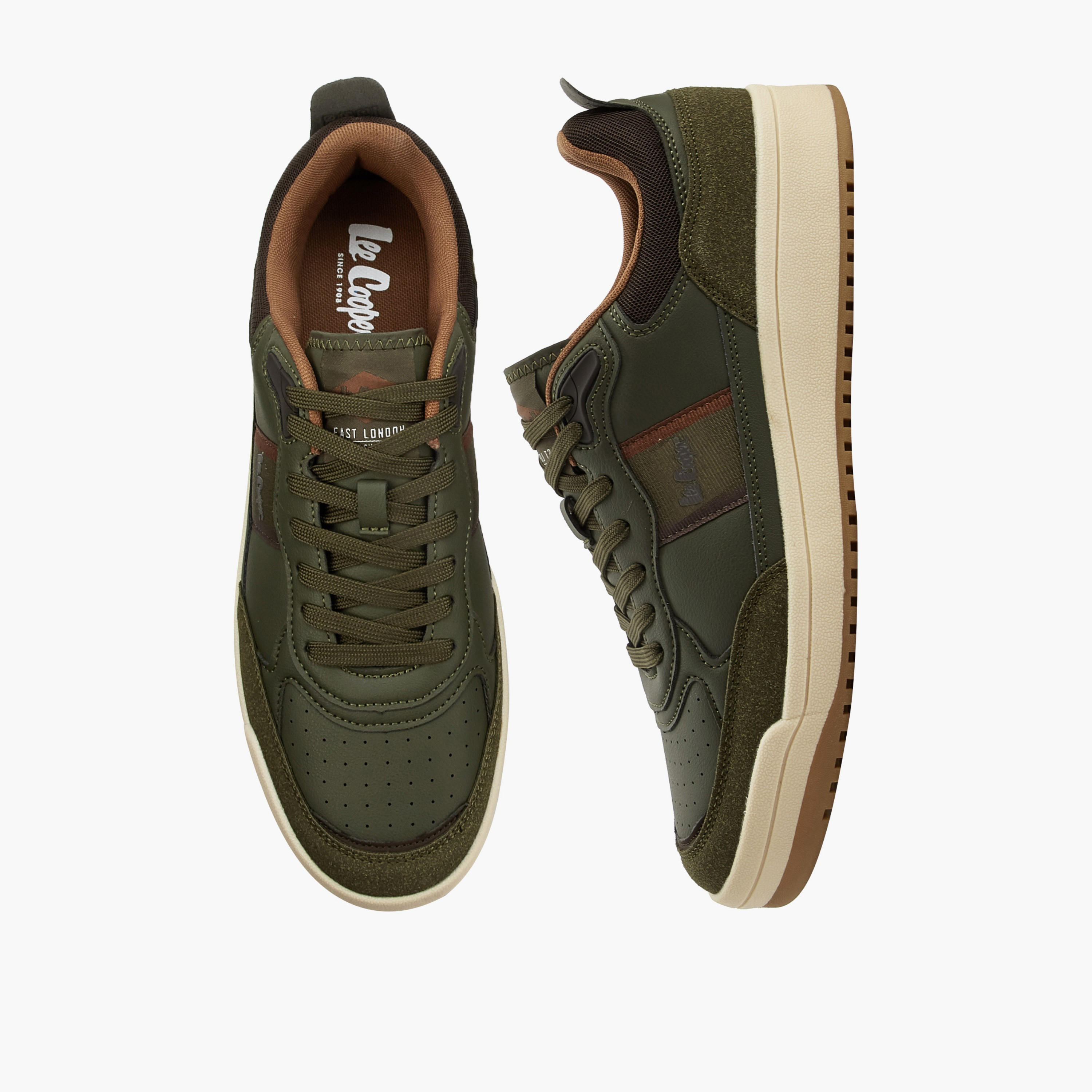Lee Cooper Men Ortholite Lace-Up Ankle Sneakers-men-shoes-sneakers-image-1