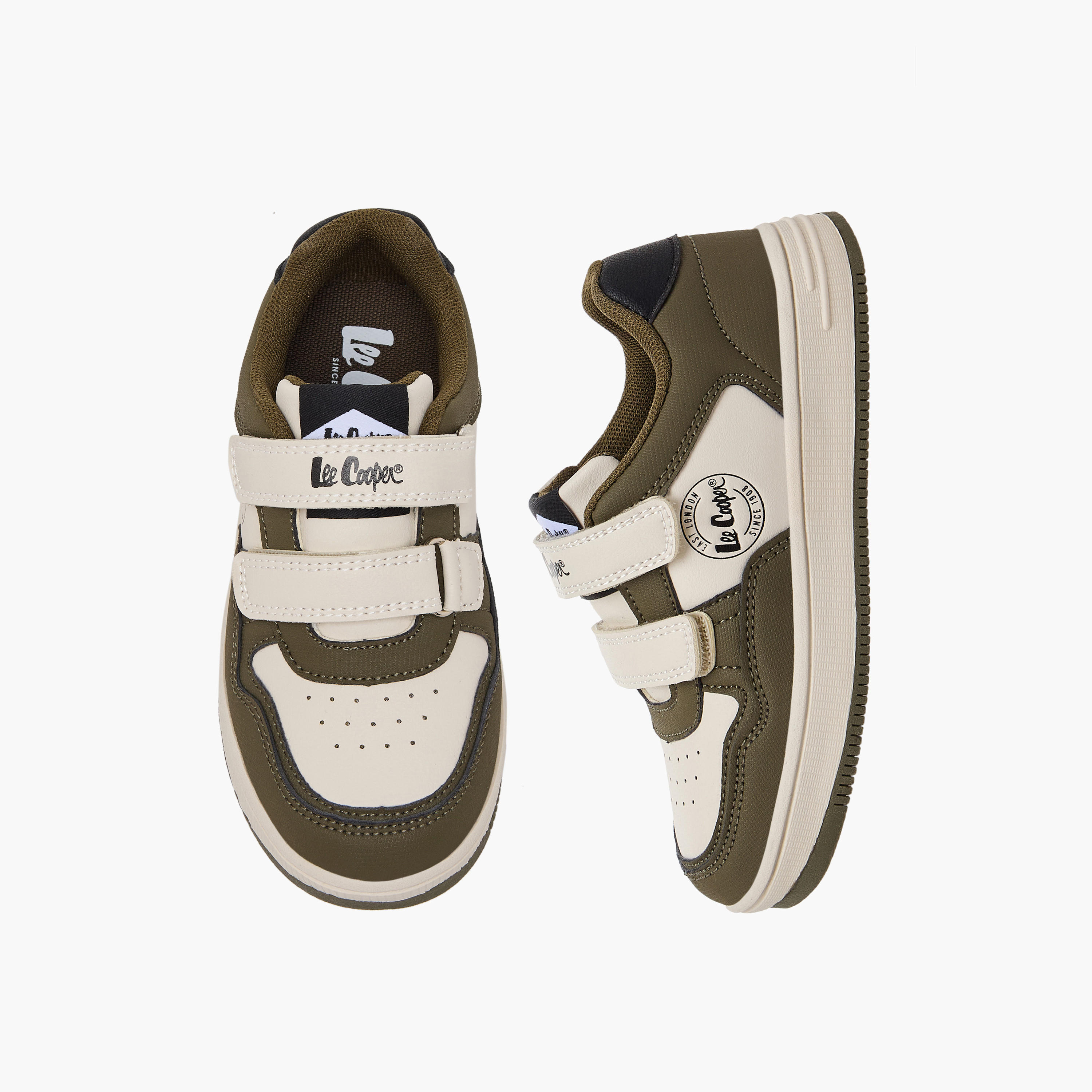 حذاء سنيكرز متعدد التصاميم بطول الكاحل وشريط إغلاق لاصق للرجال من لي كوبر-boys-shoes-sneakers-image-1