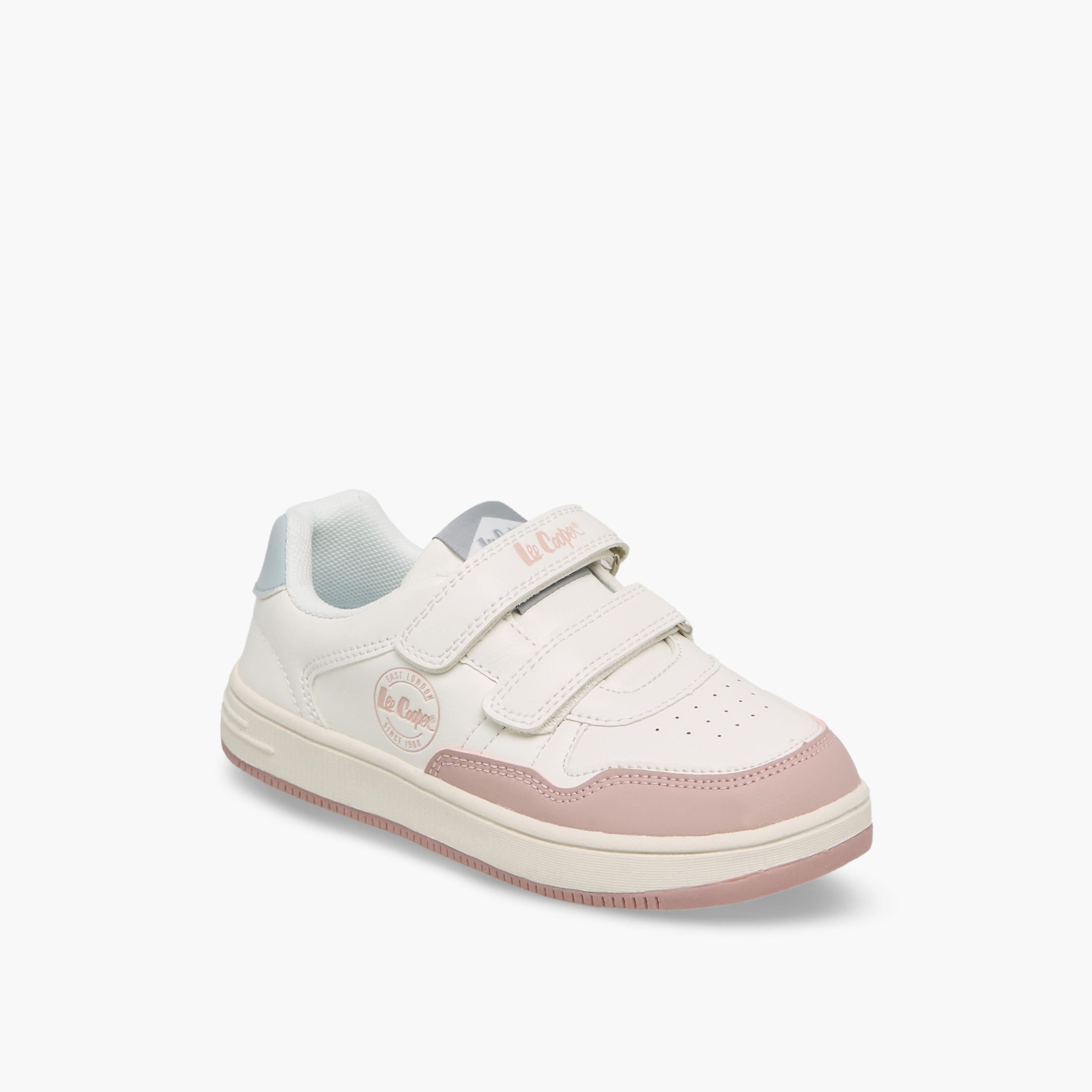 حذاء سنيكرز طول الكاحل بشريط إغلاق لاصق للبنات من لي كوبر-girls-shoes-sneakers-image-2