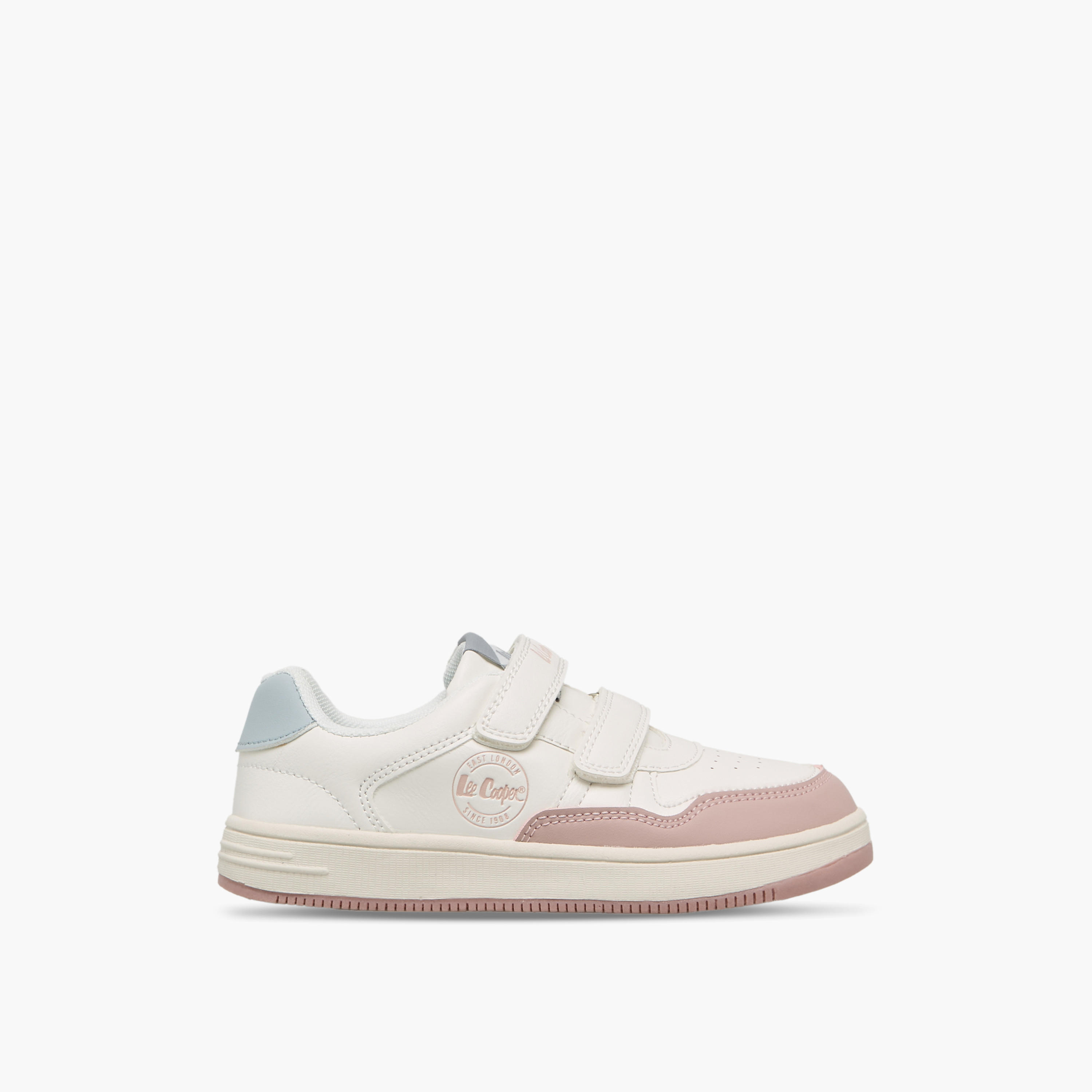 حذاء سنيكرز طول الكاحل بشريط إغلاق لاصق للبنات من لي كوبر-girls-shoes-sneakers-image-3