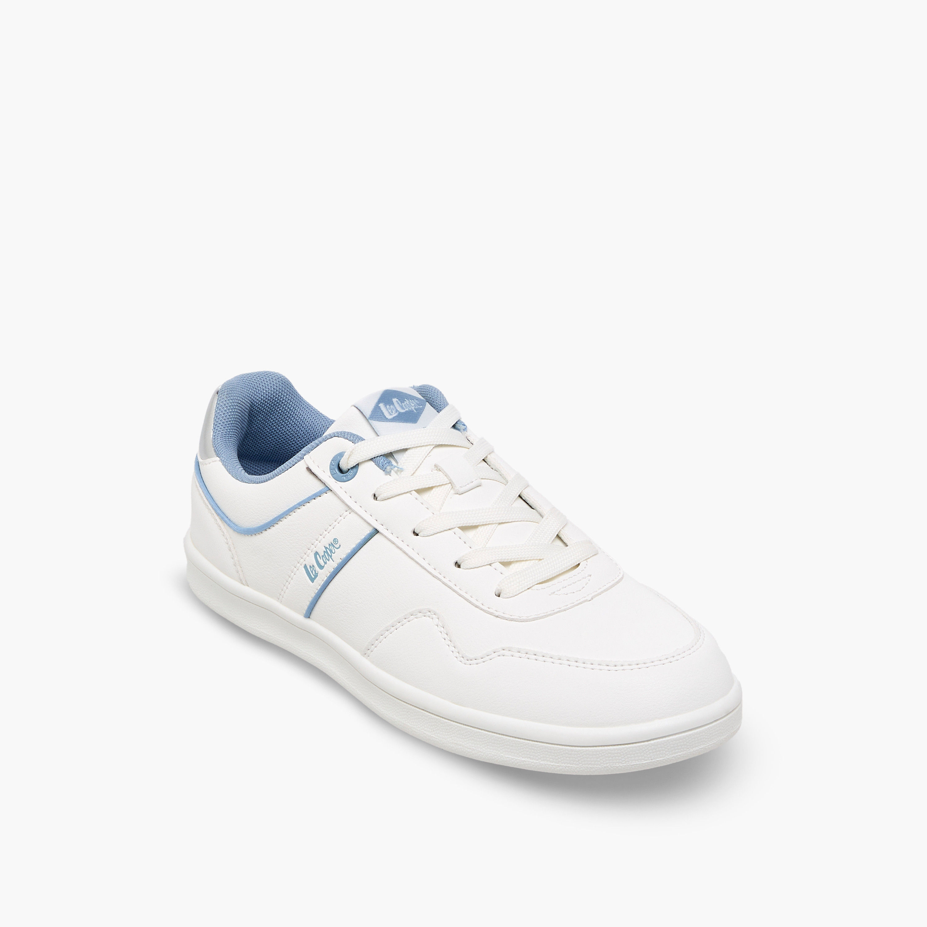 Lee Cooper Girls Lace-Up Ankle Sneakers-girls-shoes-sneakers-image-1