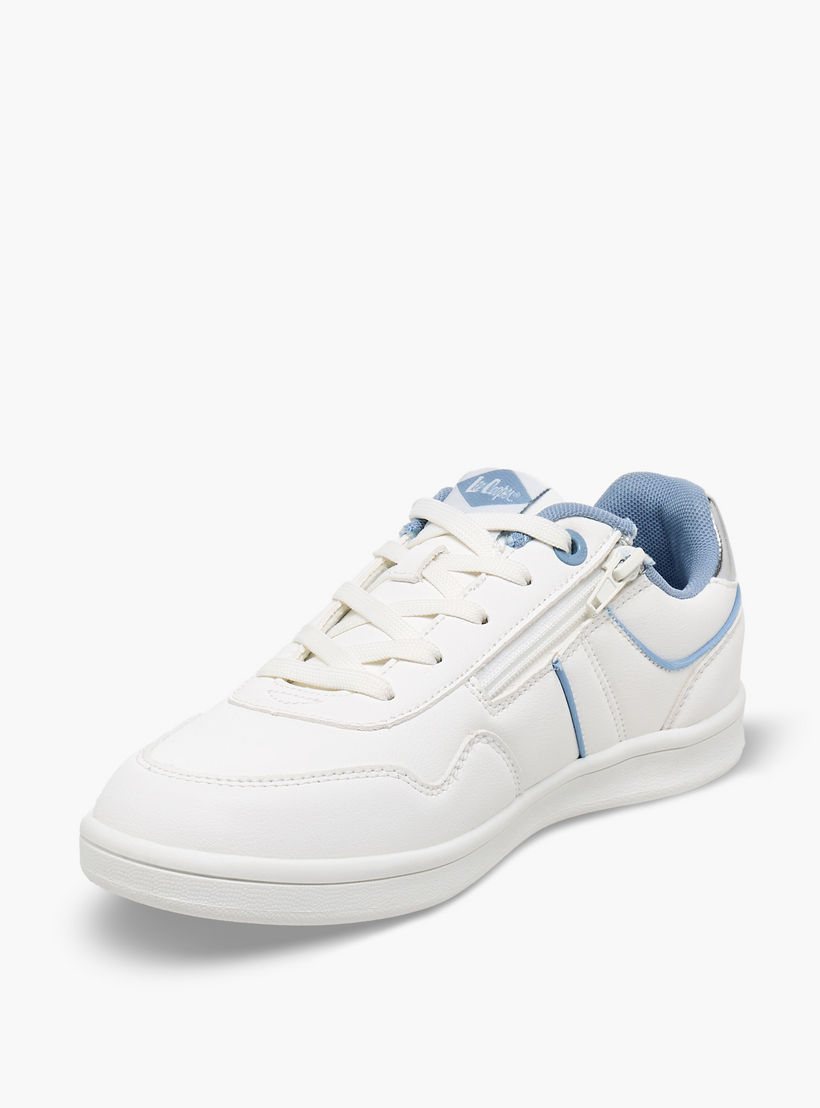 Lee Cooper Girls Lace-Up Ankle Sneakers-girls-shoes-sneakers-image-3