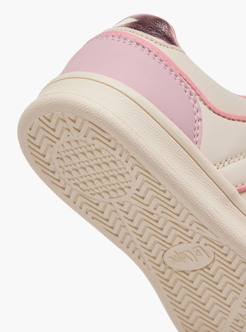 حذاء سنيكرز مخطط برقبة كاحل برباط للبنات من لي كوبر-girls-shoes-sneakers-image-8