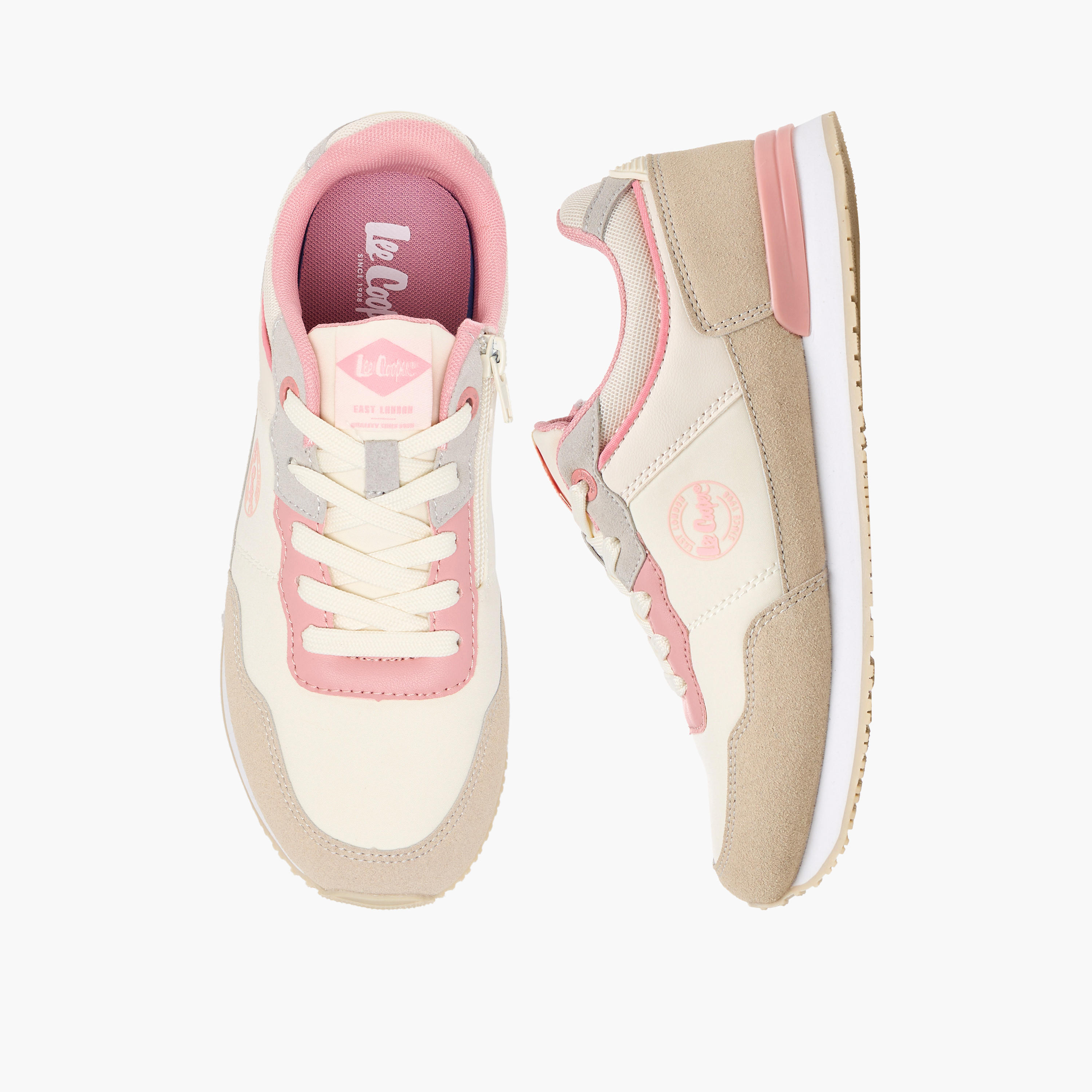 حذاء سنيكرز للكاحل برباط للبنات من لي كوبر-girls-shoes-sneakers-image-1