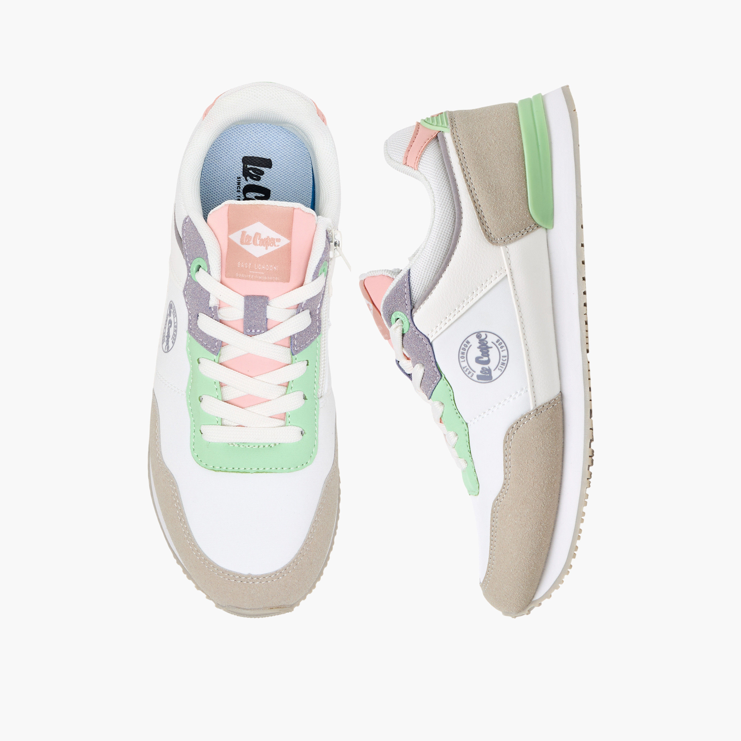 Lee Cooper Girls Lace-Up Ankle Sneakers-girls-shoes-sneakers-image-9