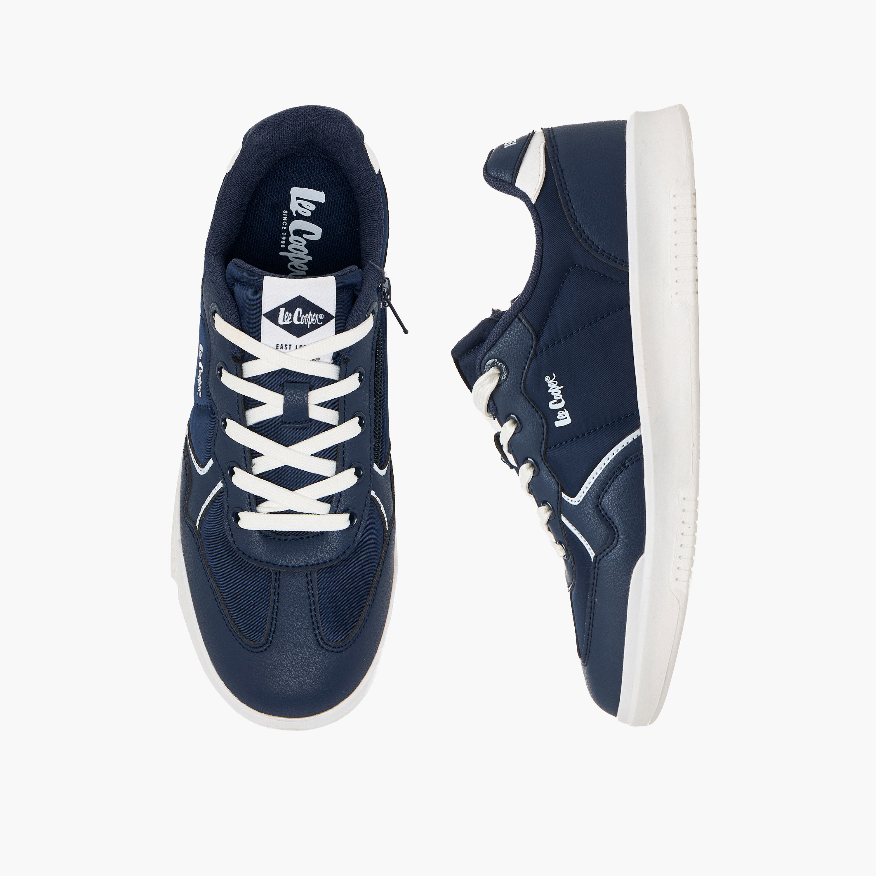 Lee Cooper Boys Lace-Up Ankle Sneakers-boys-shoes-sneakers-image-1