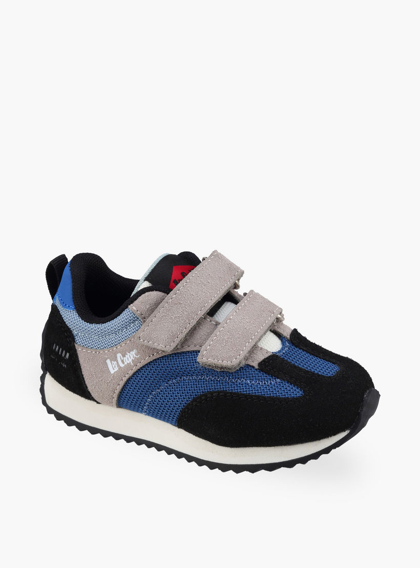 Lee Cooper Boys Panelled Hook & Loop Ankle Sneakers-boys-shoes-sneakers-image-2