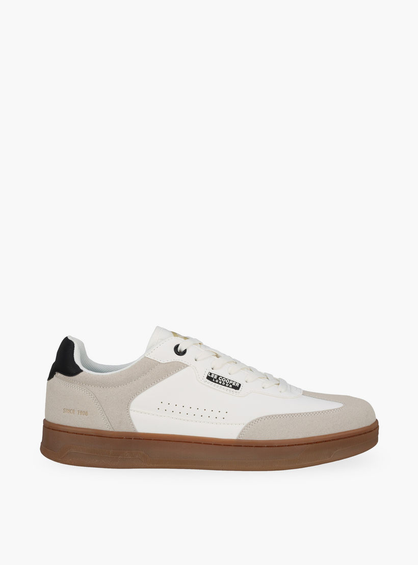 Lee Cooper Men Panelled Lace-Up Sneakers-men-shoes-sneakers-image-3