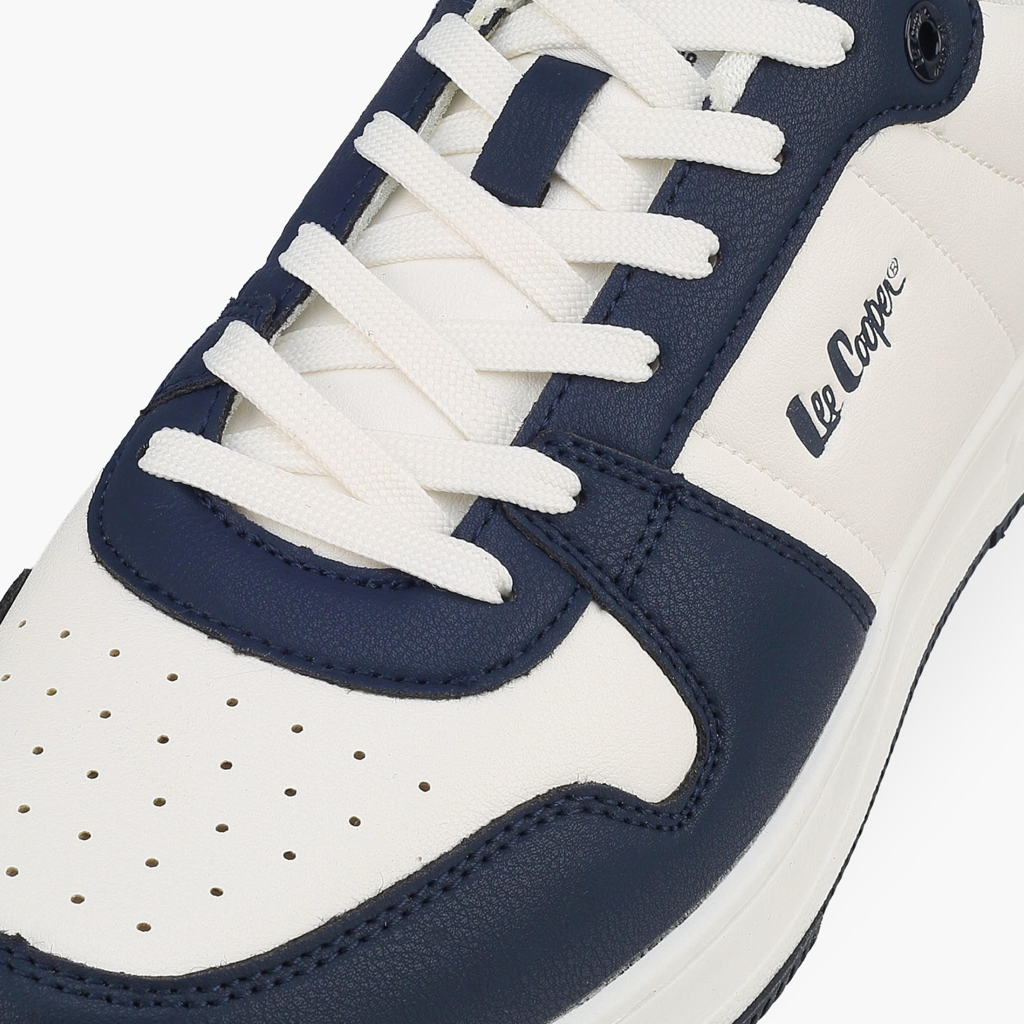 Lee Cooper Men Panelled Lace-Up Ankle Sneakers-men-shoes-sneakers-image-4