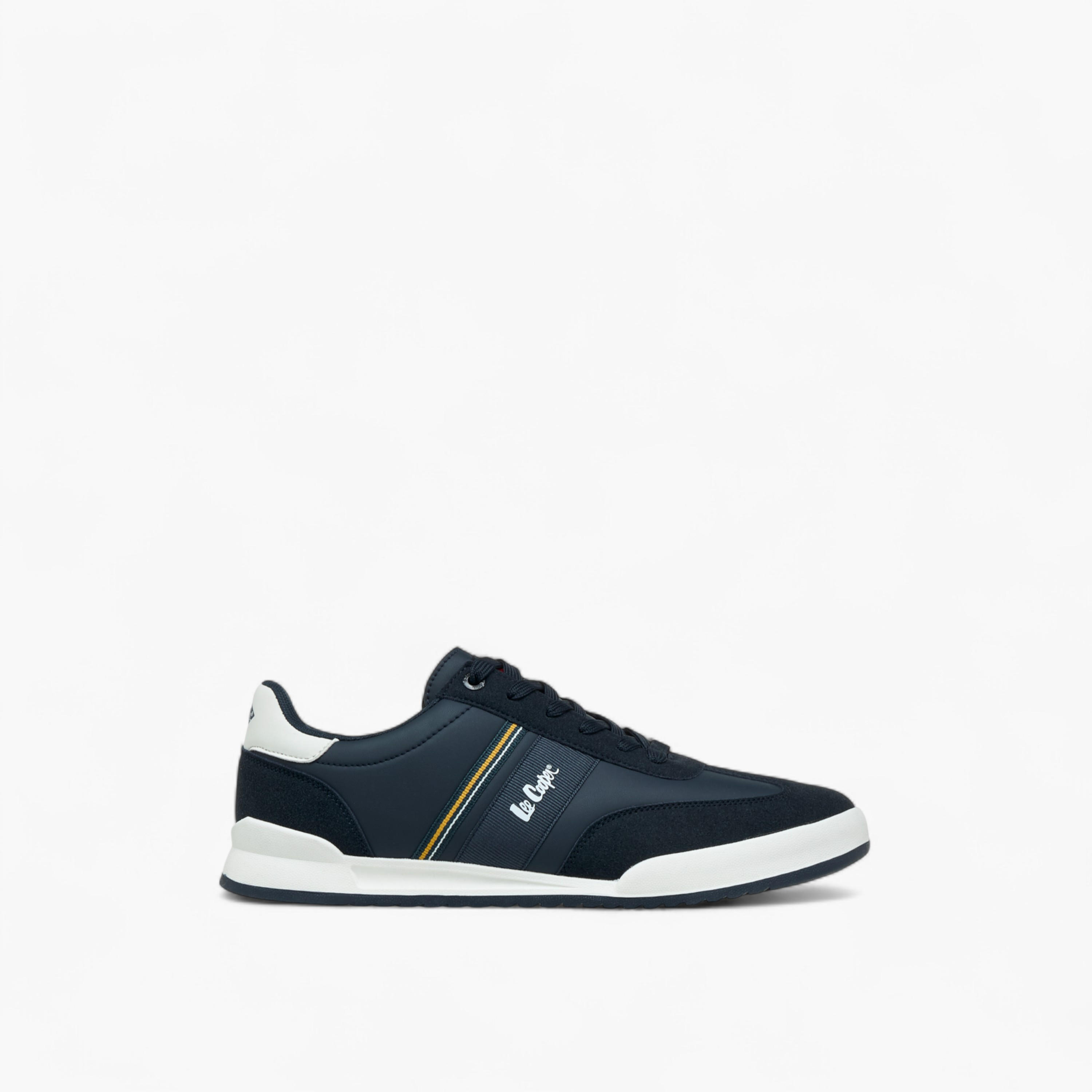 Lee Cooper Men's Panelled Lace-Up Sneakers-men-shoes-sneakers-image-3
