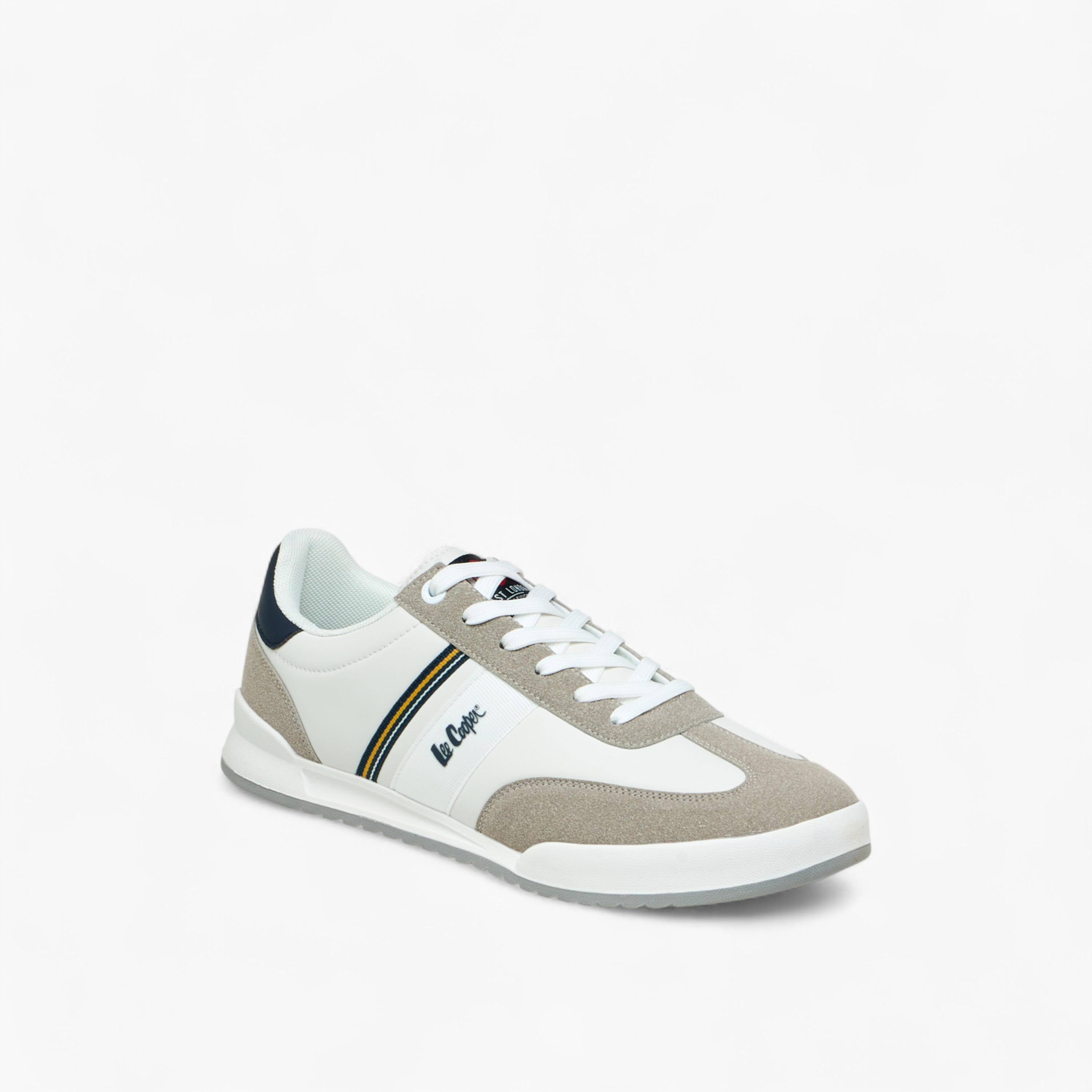 Lee Cooper Men's Panelled Lace-Up Sneakers-men-shoes-sneakers-image-2