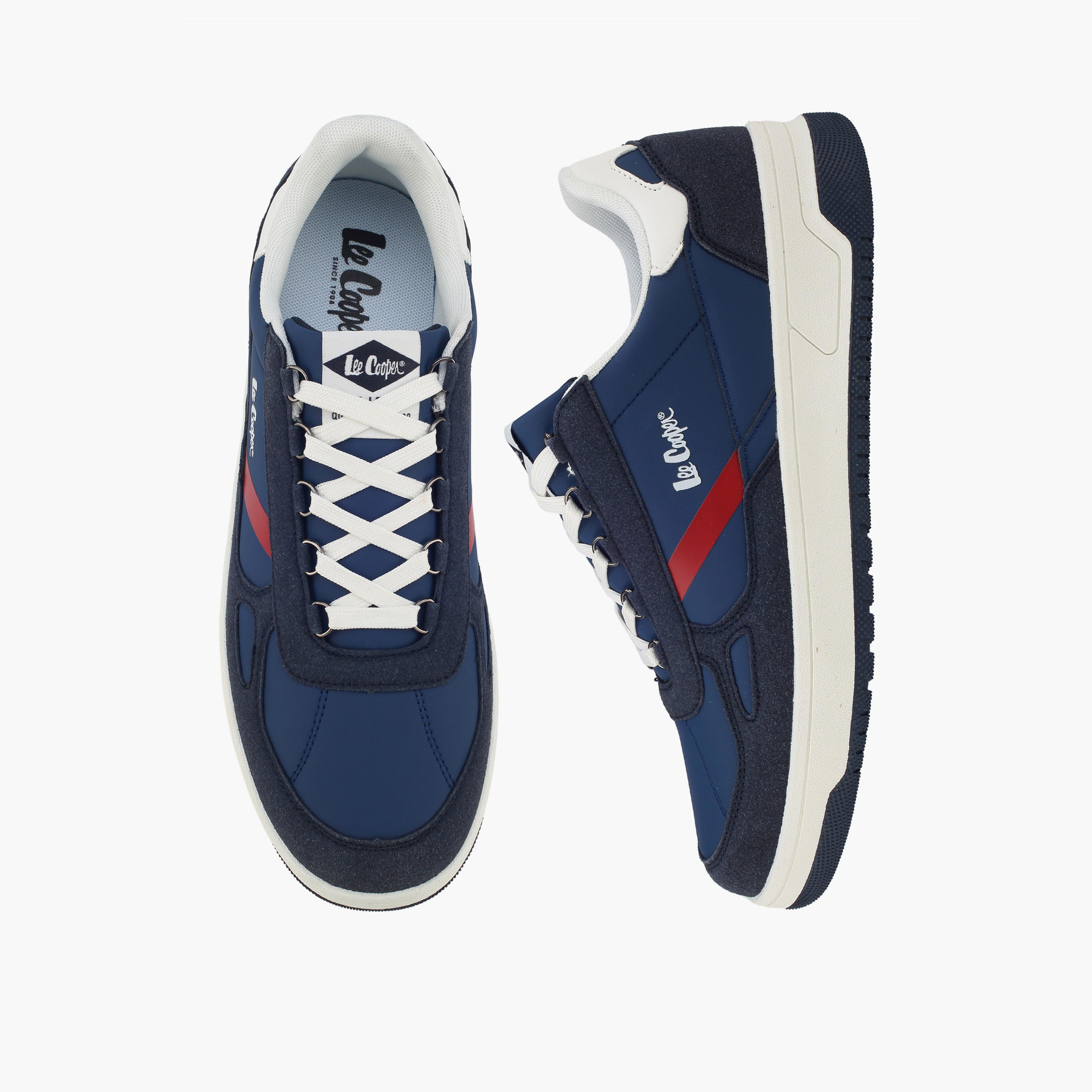 Lee Cooper Men Lace-Up Ankle Sneakers-men-shoes-sneakers-image-1