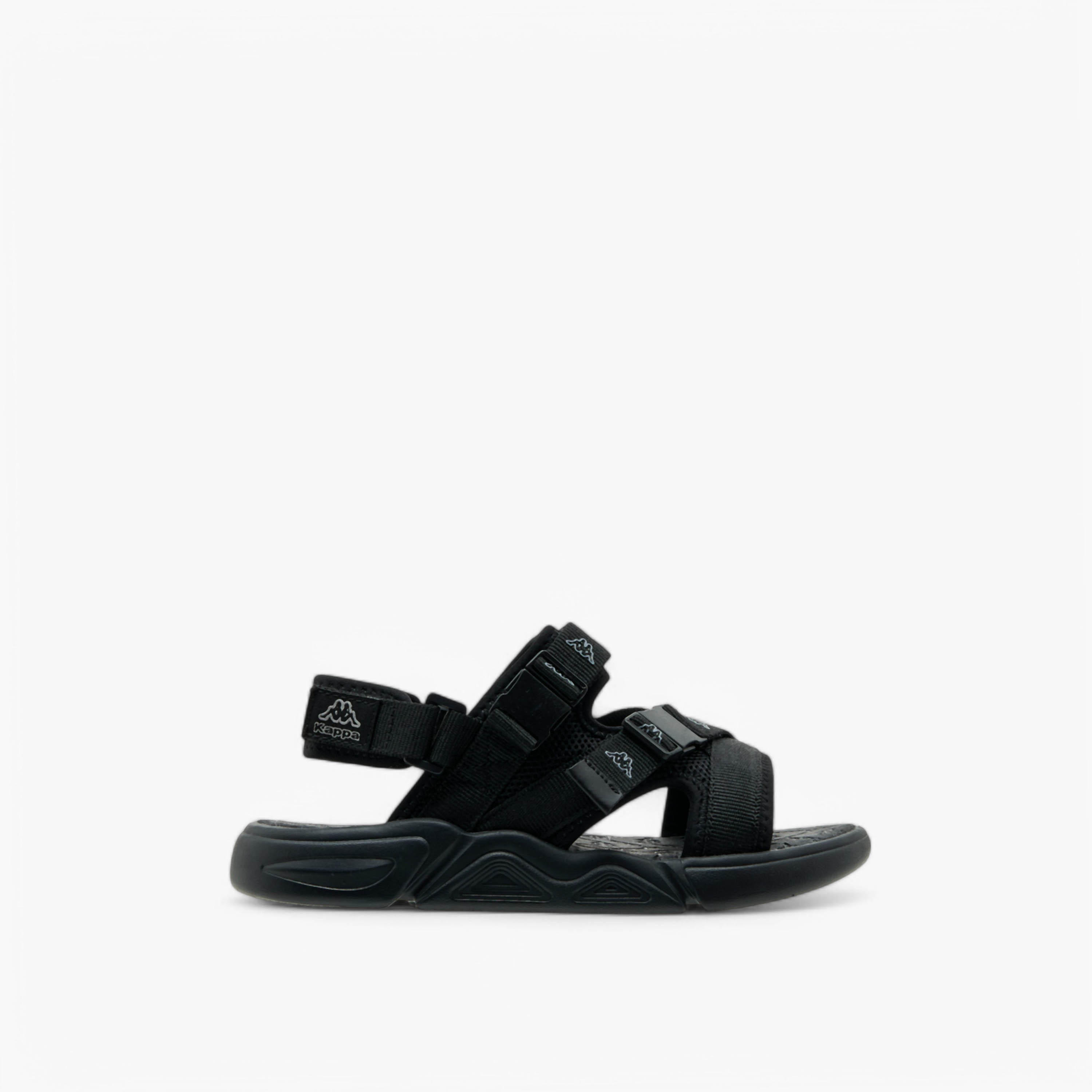 Kappa Boys' Logo Print Floaters with Hook and Loop Closure-boys-shoes-sandals-image-2