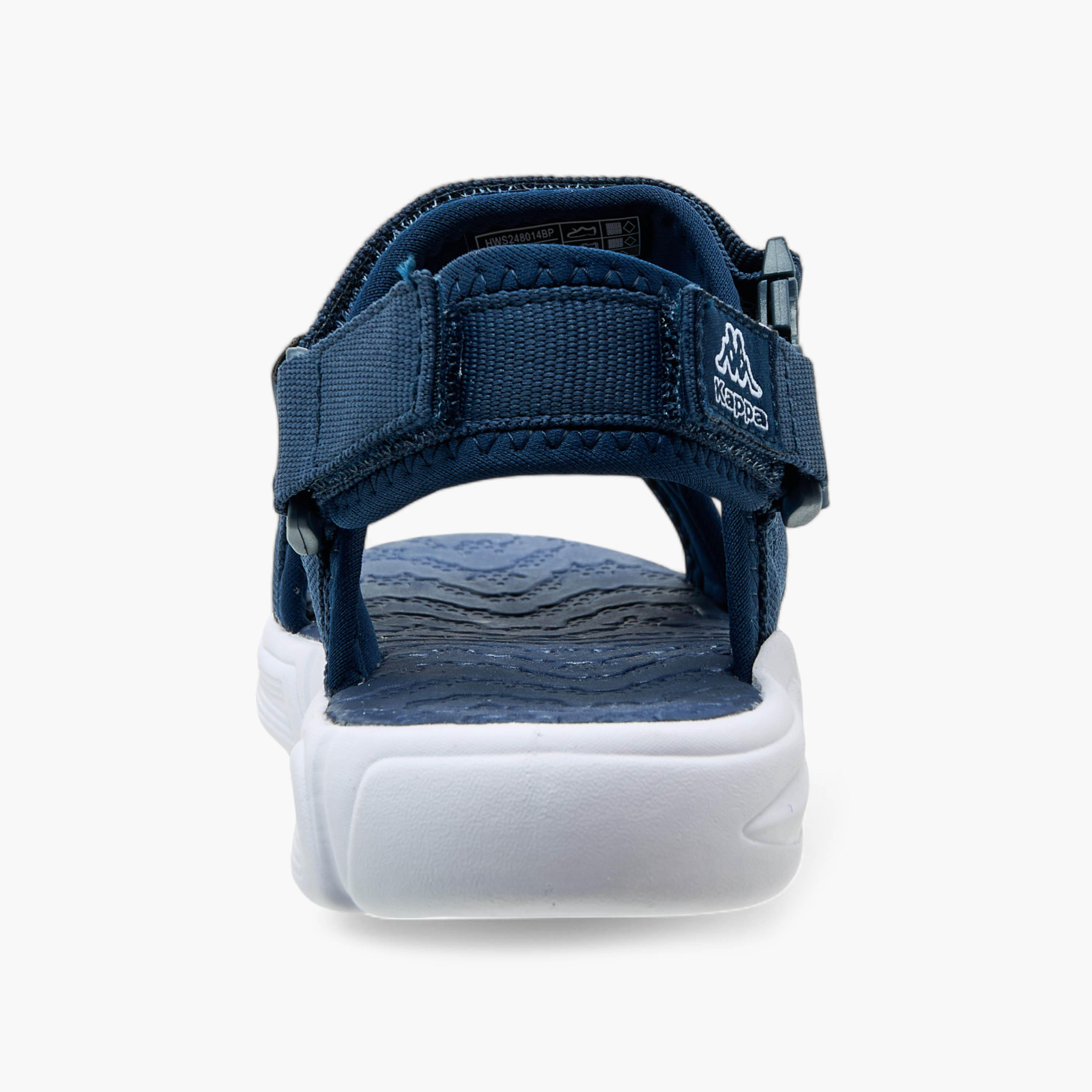 صندل مسطح بطبعات شعار وشريط إغلاق للأولاد من كابا-boys-shoes-sandals-image-4
