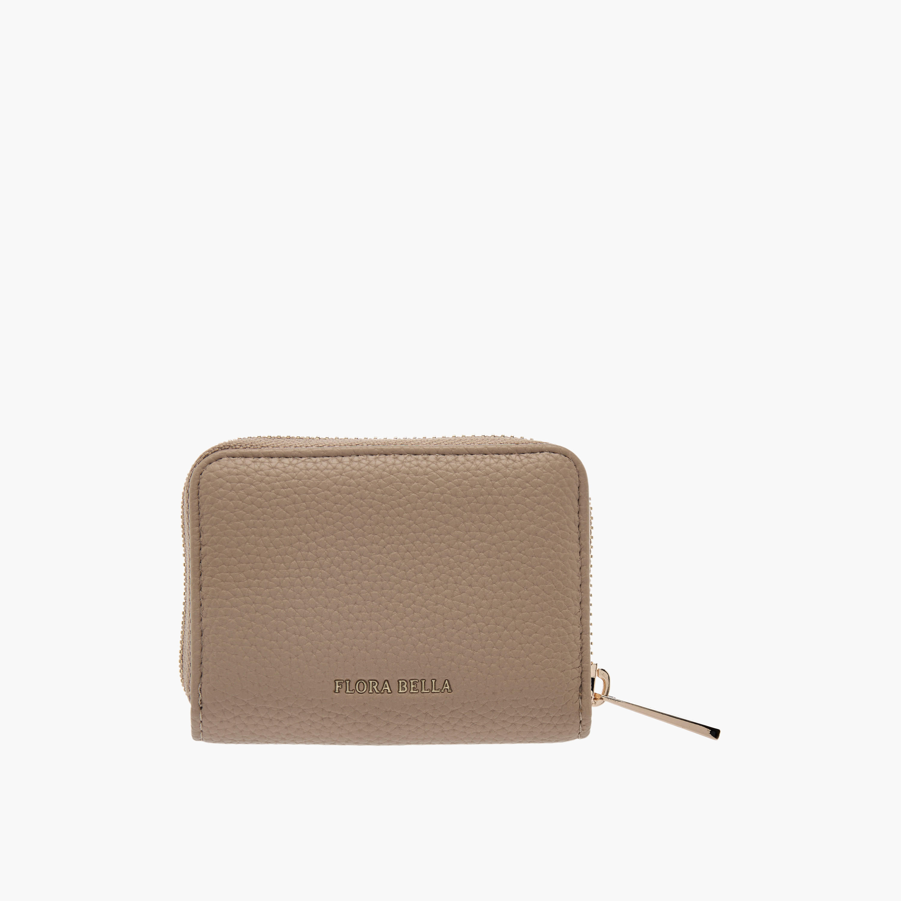 Flora Bella Textured Cardholder with Zip Closure-women-bagsandwallets-wallets-image-1