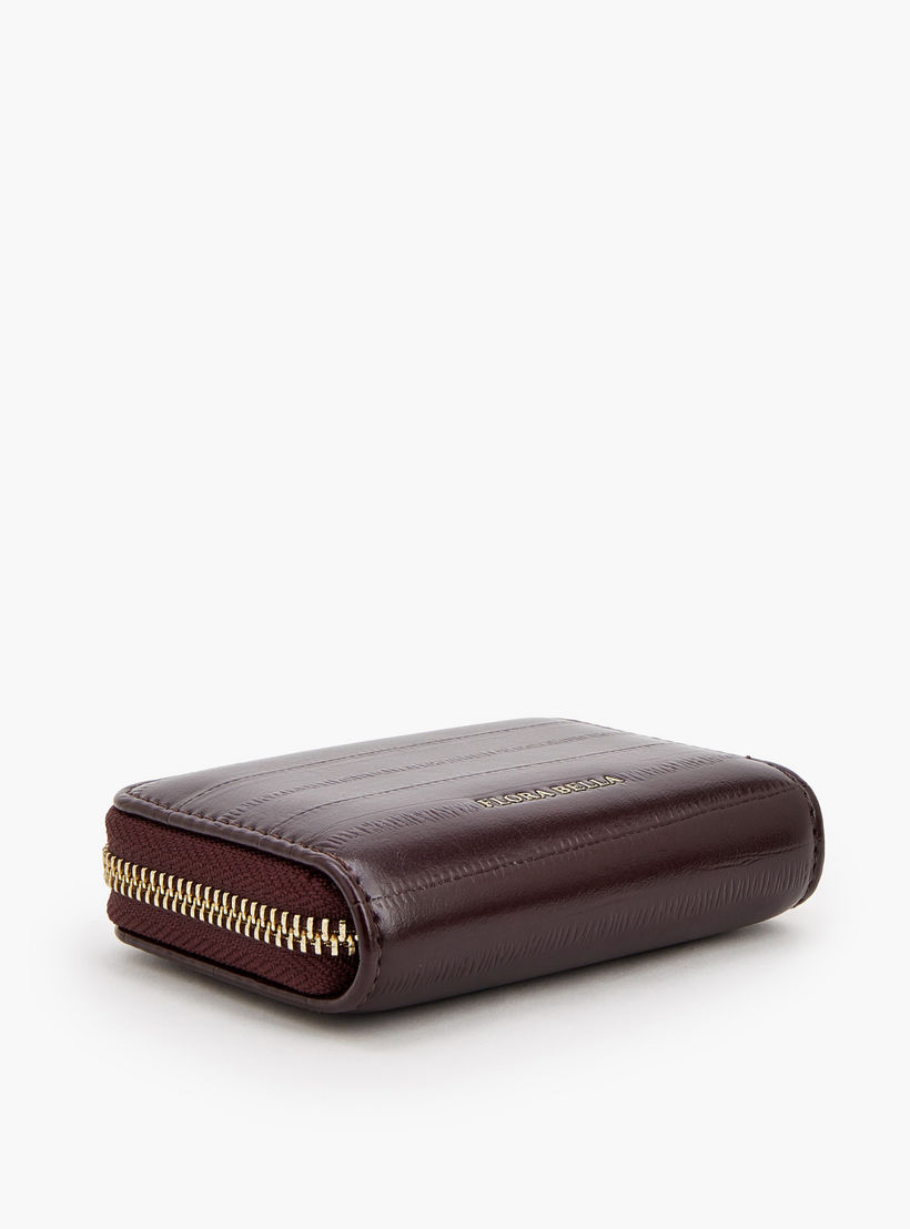 Flora Bella Solid Card Holder with Zip Closure-women-bagsandwallets-wallets-image-4
