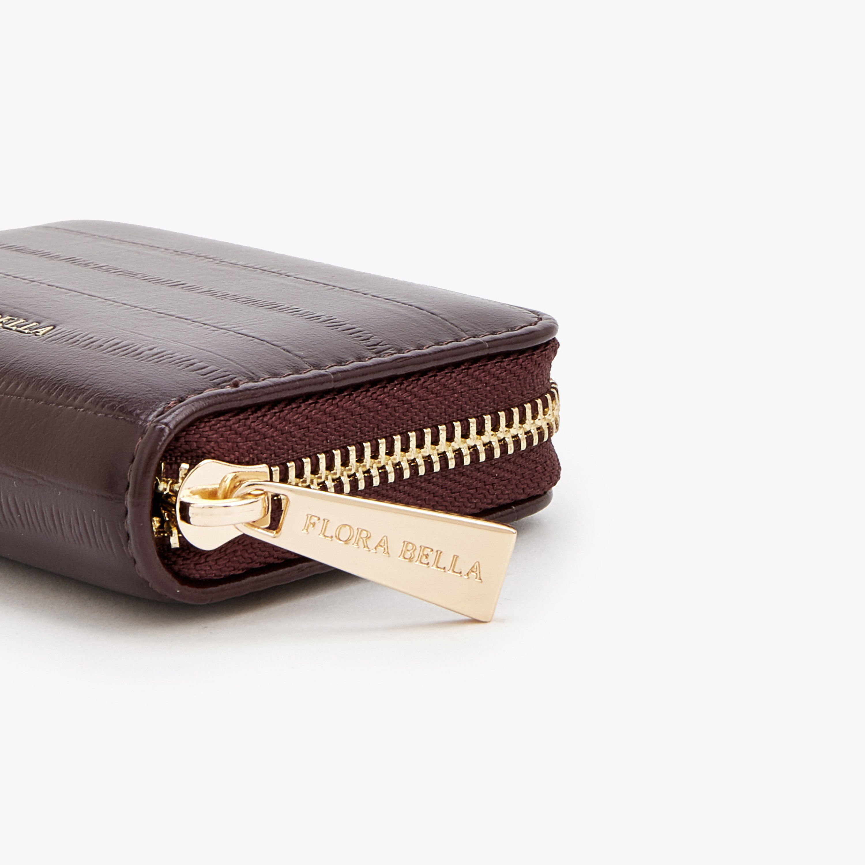 حافظة بطاقات سادة بسحّاب إغلاق من فلورا بيلا-women-bagsandwallets-wallets-image-20
