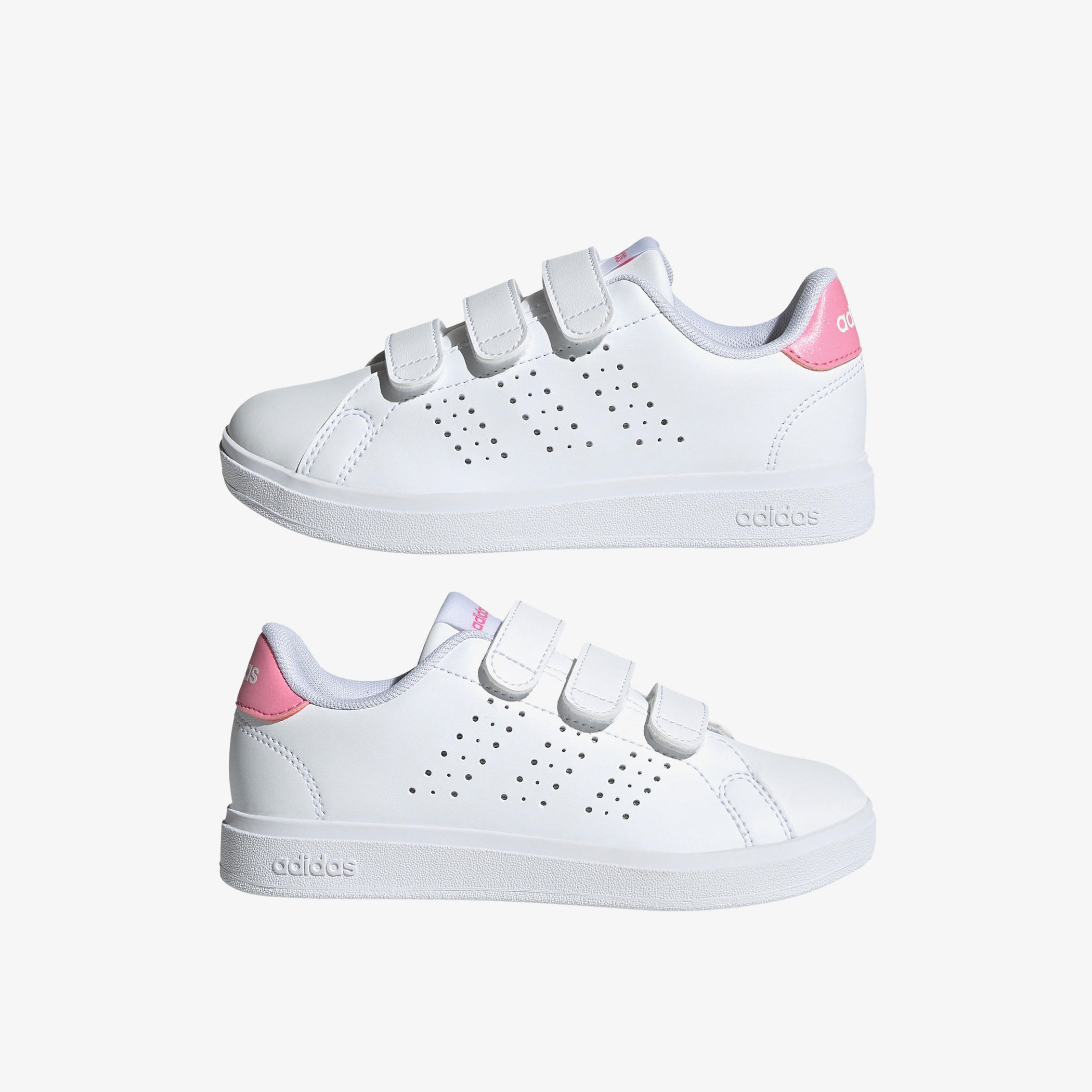 adidas Kids ADVANTAGE BASE 2.0 CF C Hook & Loop Ankle Shoes-girls-shoes-sports-image-2