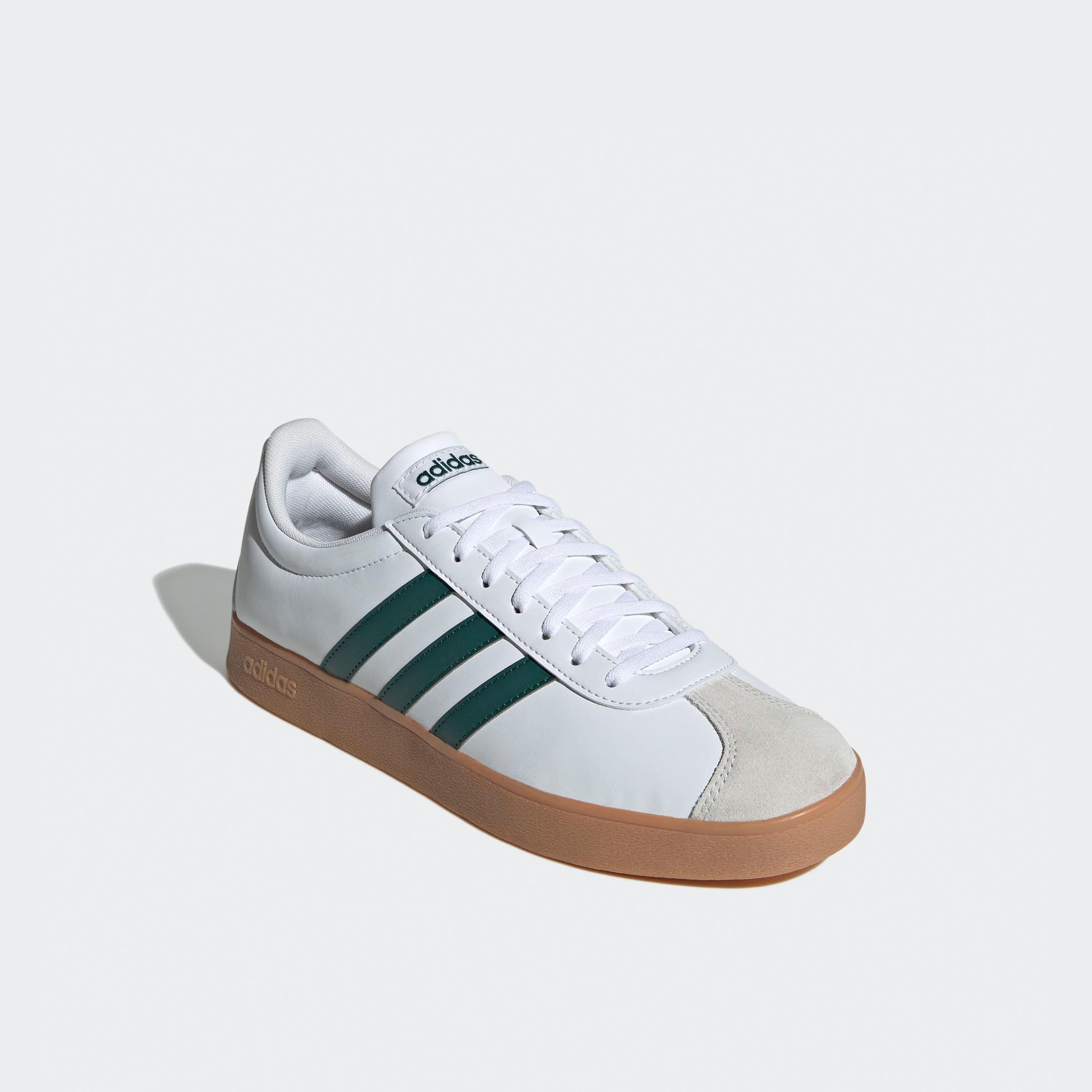 Adidas Men Vl Court Base Lace-Up Ankle Sneakers-sports-men-shoes-image-1