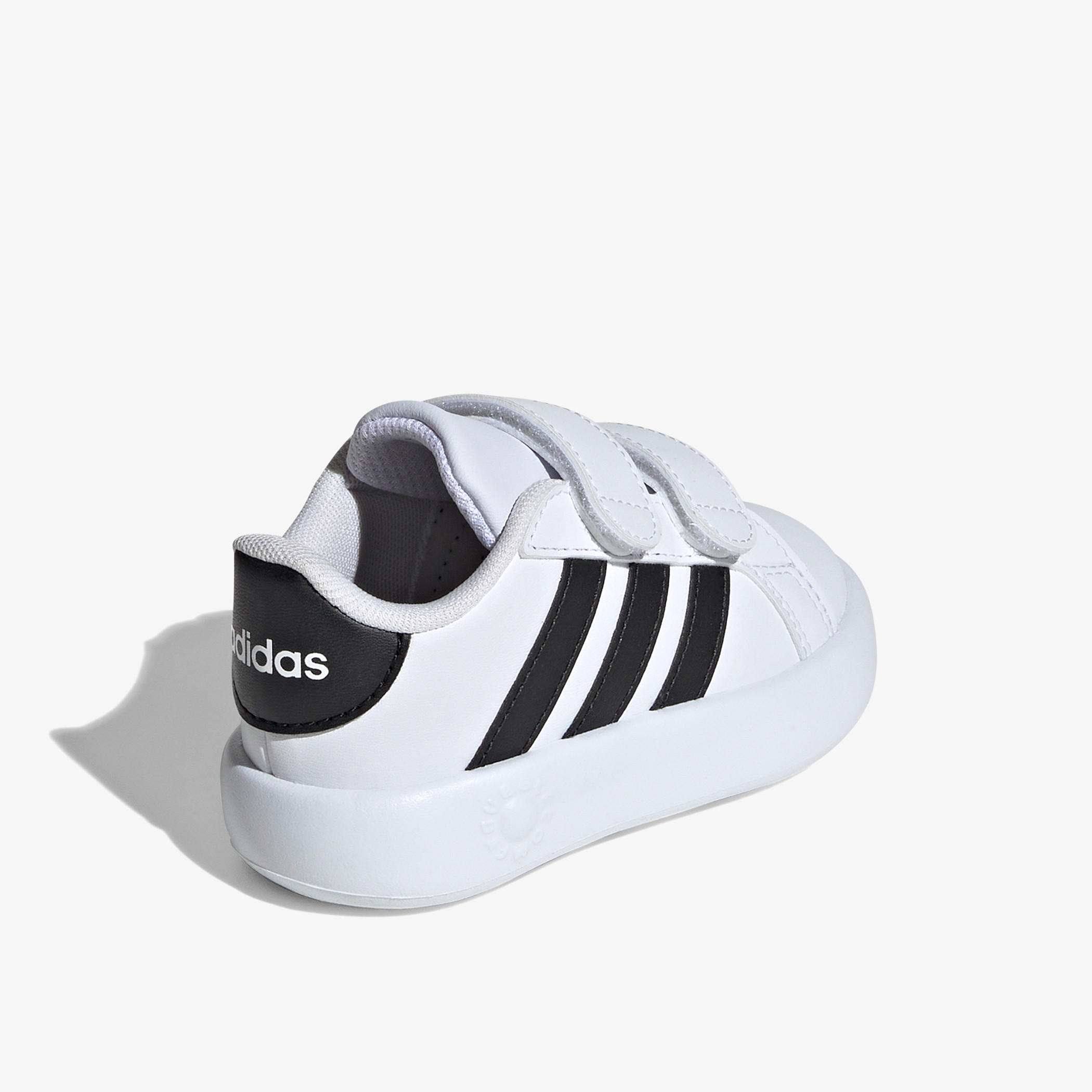 adidas Kids Grand Court 2.0 Hook & Loop Cushioned Sole Running Shoes-boys-shoes-sneakers-image-6