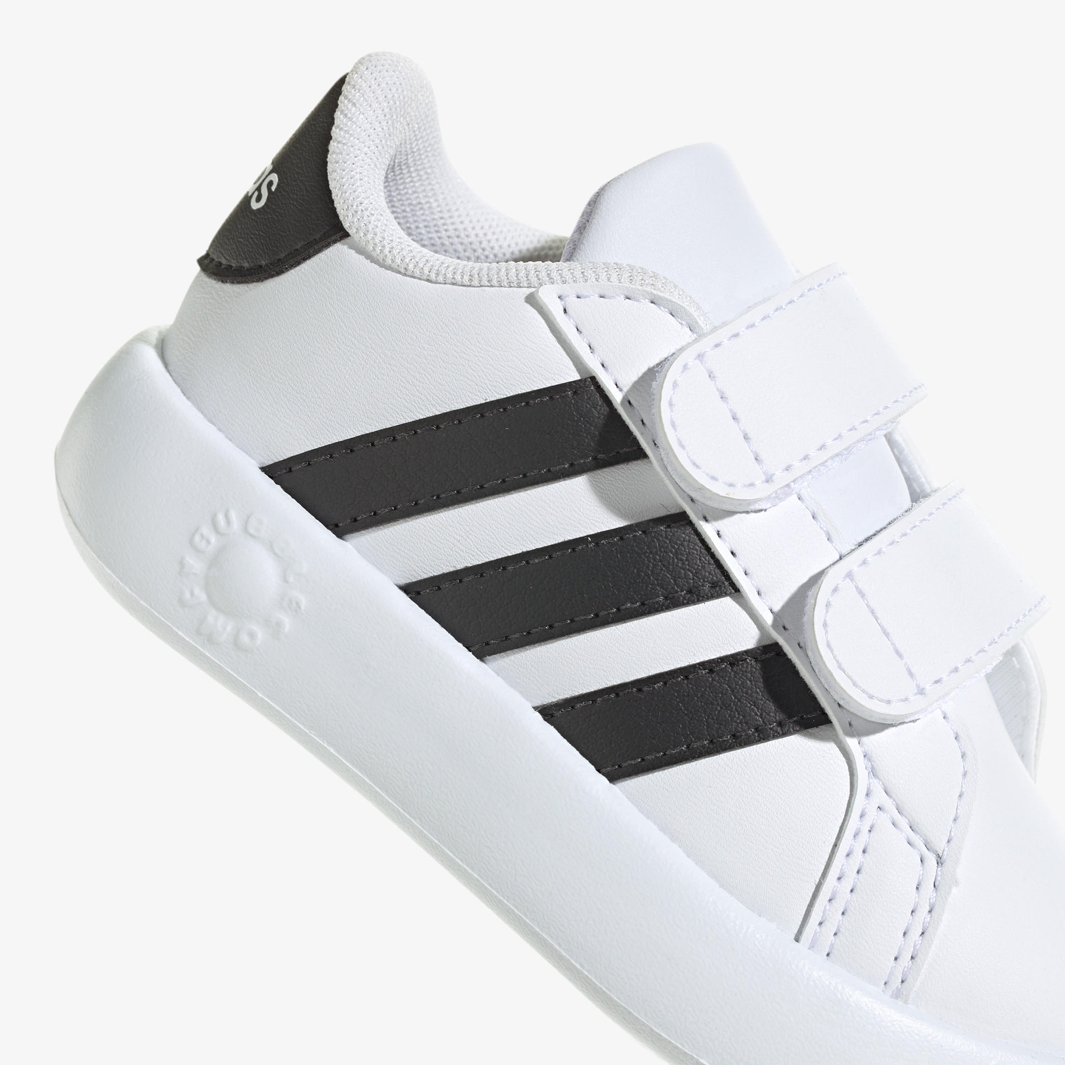 adidas Kids Grand Court 2.0 Hook & Loop Cushioned Sole Running Shoes-boys-shoes-sneakers-image-8