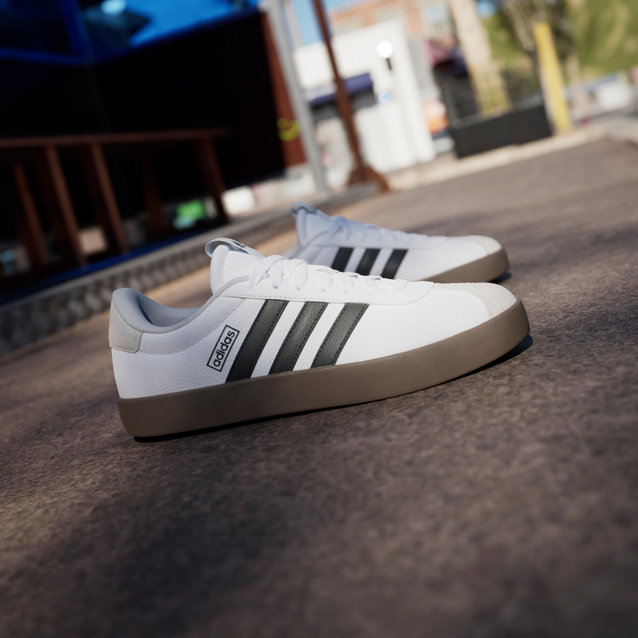 Adidas Women's Panelled Sneakers with Lace-Up Closure - VL Court 3.0-women-shoes-sneakers-image-12