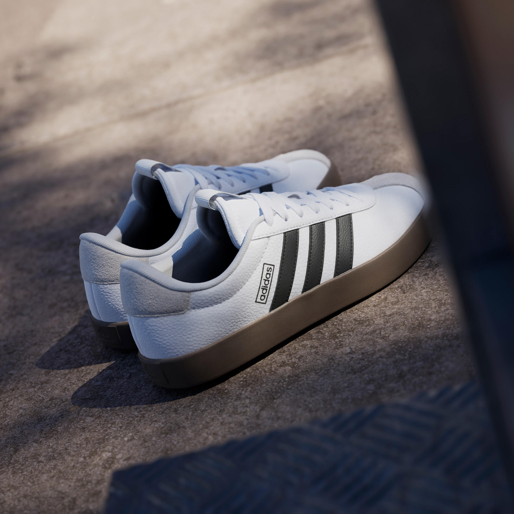Adidas Women's Panelled Sneakers with Lace-Up Closure - VL Court 3.0-women-shoes-sneakers-image-13
